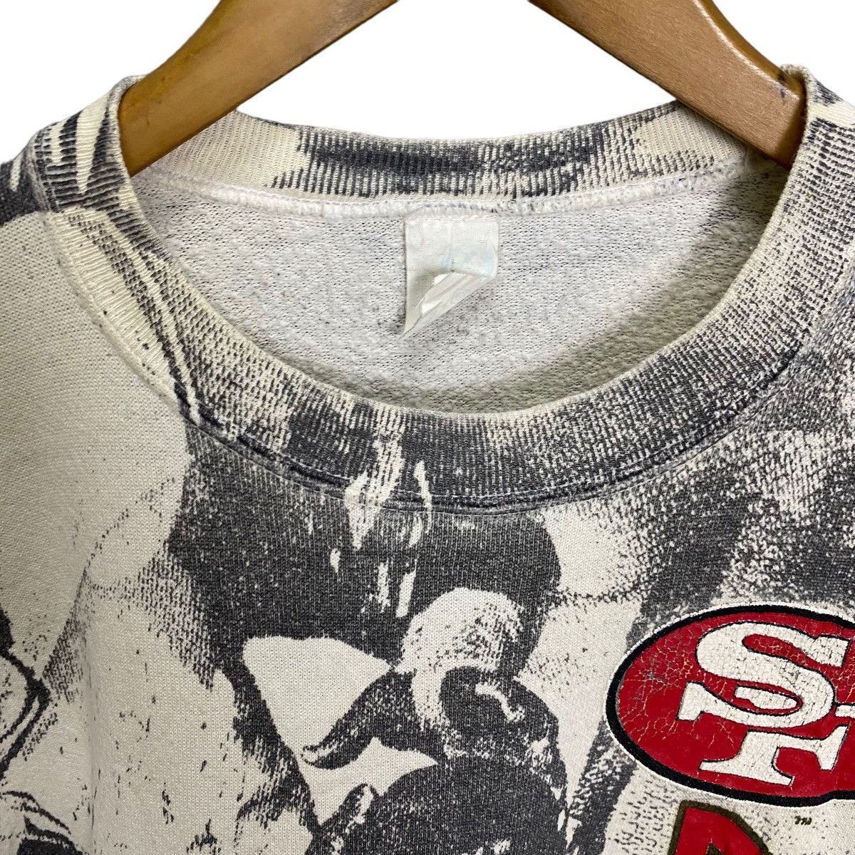 NFL × Vintage Vintage 90s SF 49ers over print sweat Size US M / EU 48-50 / 2 - 6 Thumbnail