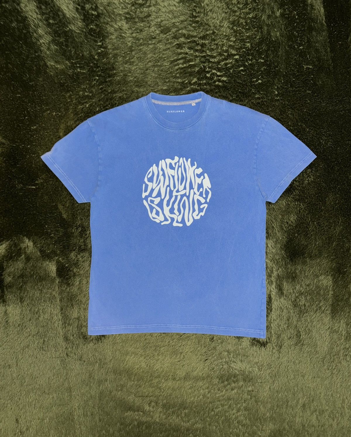 Sunflower [M] Sunflower Washed Logo T-Shirt Sky Blue Size US M / EU 48-50 / 2 - 1 Thumbnail