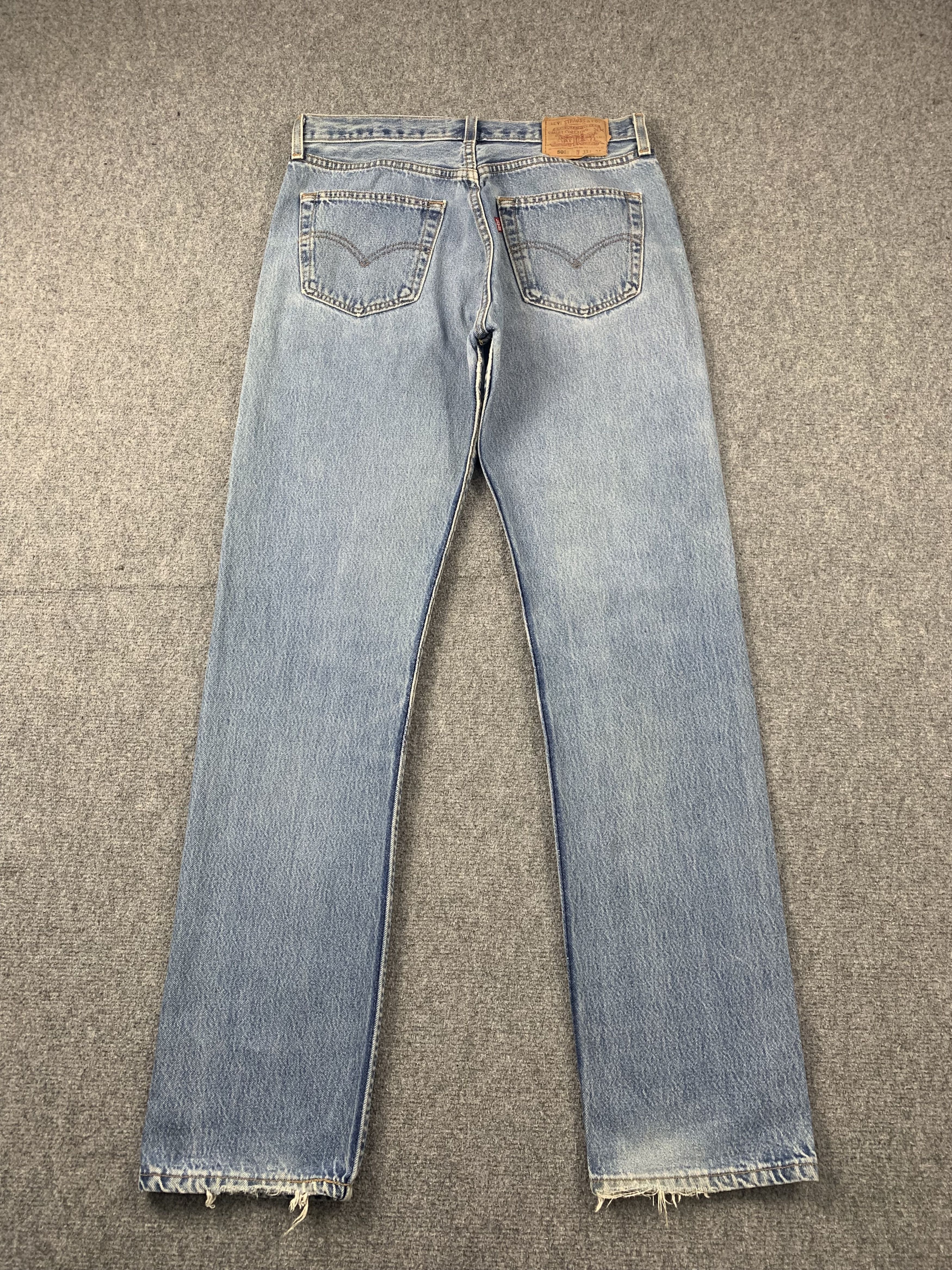 Levi's Vintage Levis 501 Faded Blue Jeans DP2065 Size US 32 / EU 48 - 3 Thumbnail