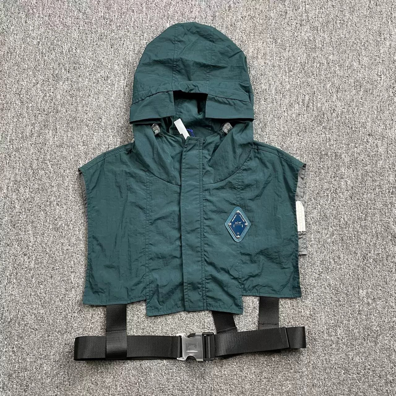 A-COLD-WALL* A-COLD-WALL Dark Green Hooded Overalls Size ONE SIZE - 1 Thumbnail