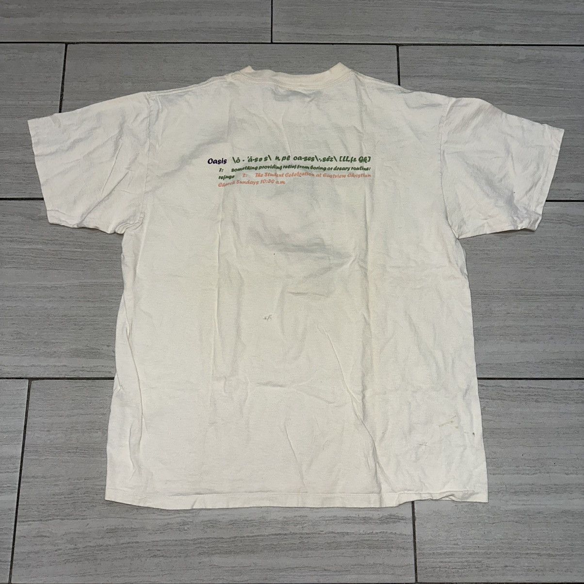 Vintage Vintage Oasis Jesus T-shirt Size US XL / EU 56 / 4 - 3 Thumbnail