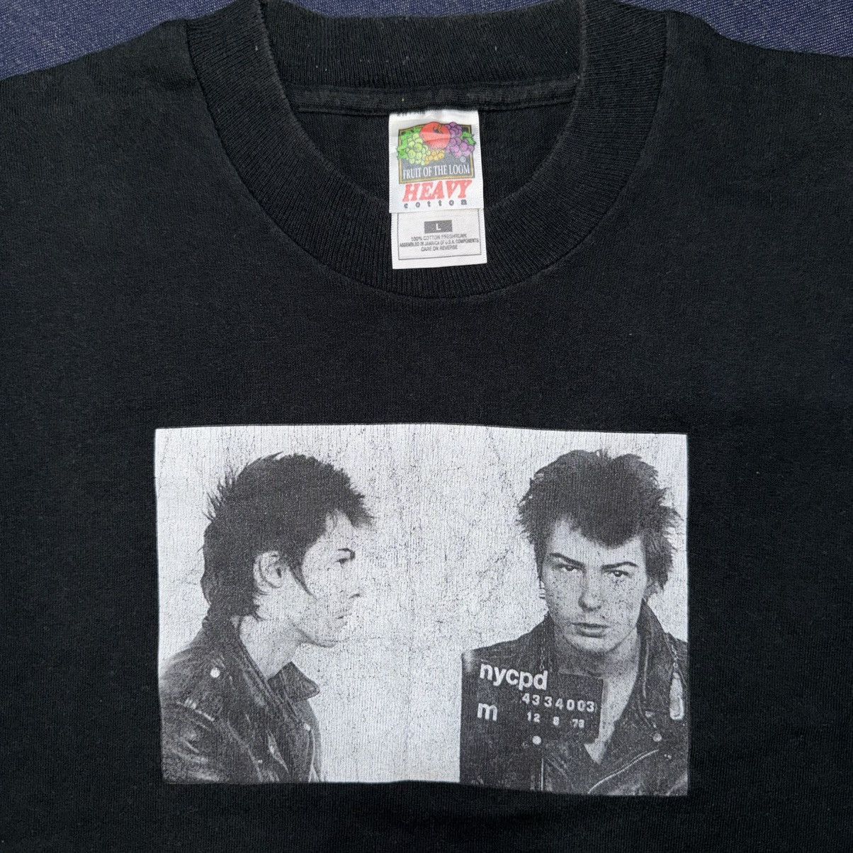 Band Tees Vintage 90S SID VICIOUS T-Shirt Size US L / EU 52-54 / 3 - 5 Thumbnail