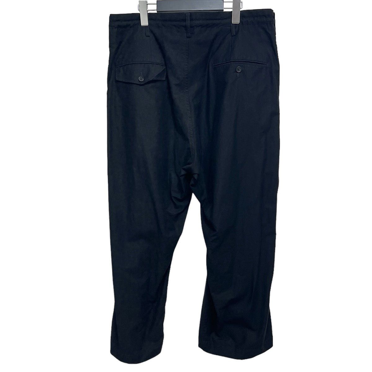 Yohji Yamamoto yohji yamamoto 24SWIDE Twill M-Front 1 TUCK PANTS HS-P06-002 Size US 36 / EU 52 - 2 Thumbnail