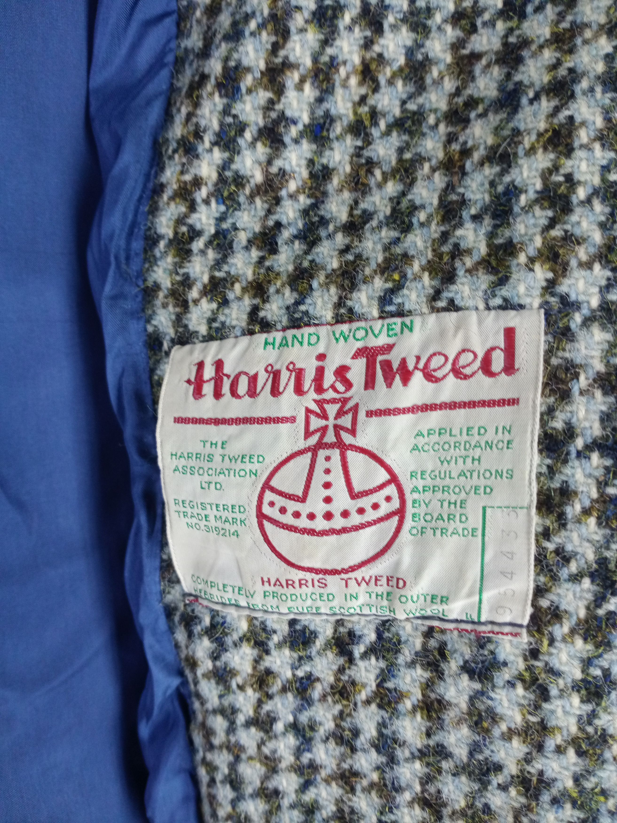 Harris Tweed Rare Vintage 80s Harris Tweed Wool Trench Coat Jacket Size US M / EU 48-50 / 2 - 3 Thumbnail