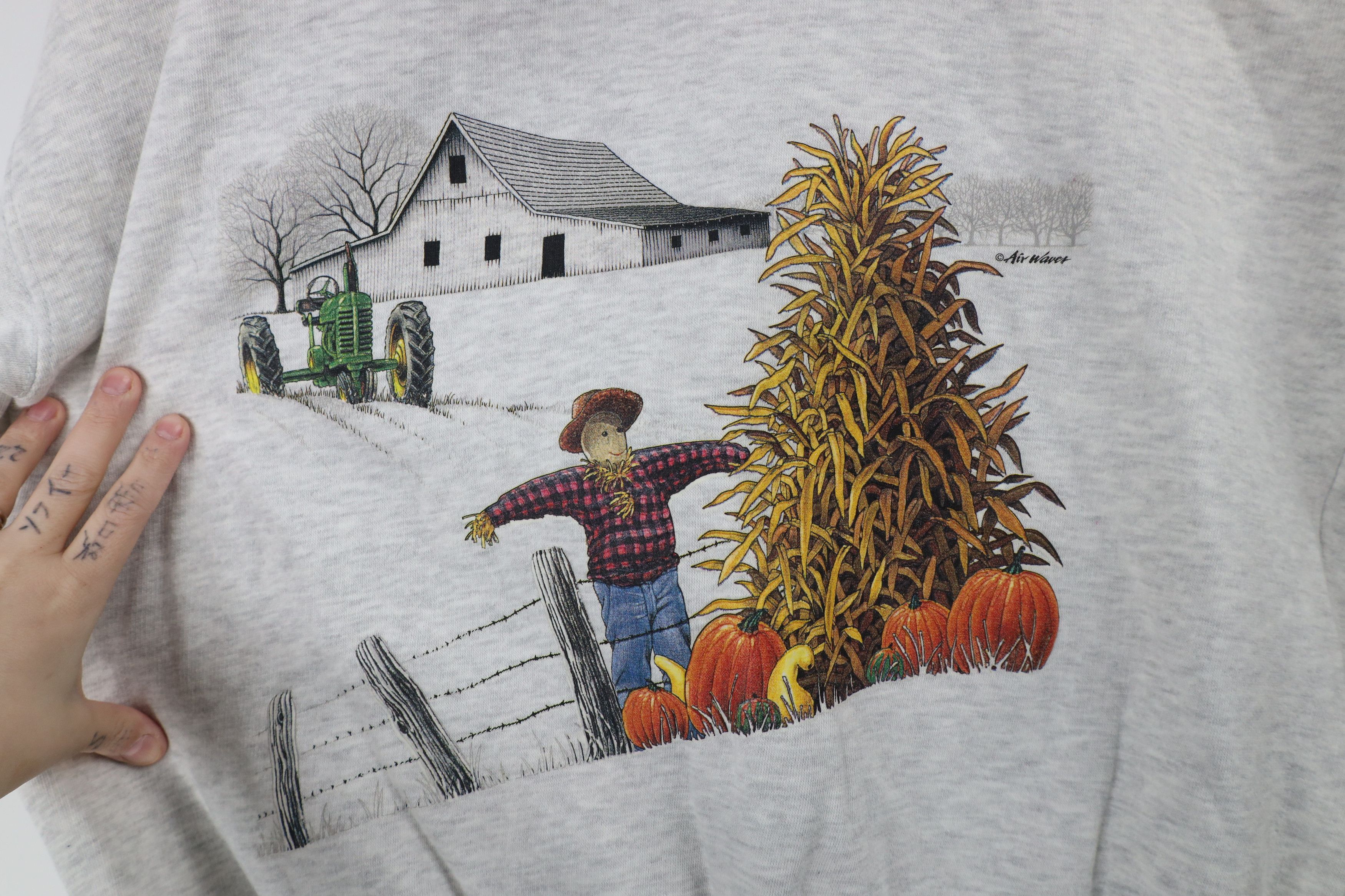 Vintage Vintage 90s Streetwear Farmhouse Farmer Full Zip Hoodie Size US L / EU 52-54 / 3 - 13 Thumbnail