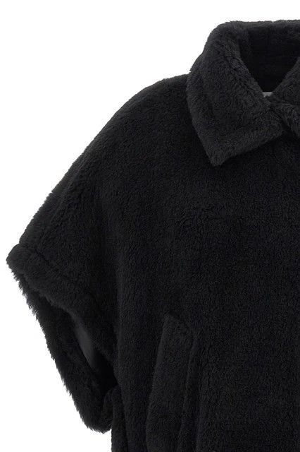 Max Mara MAX MARA Tebe Black Cape New & Authentic Size ONE SIZE - 3 Thumbnail