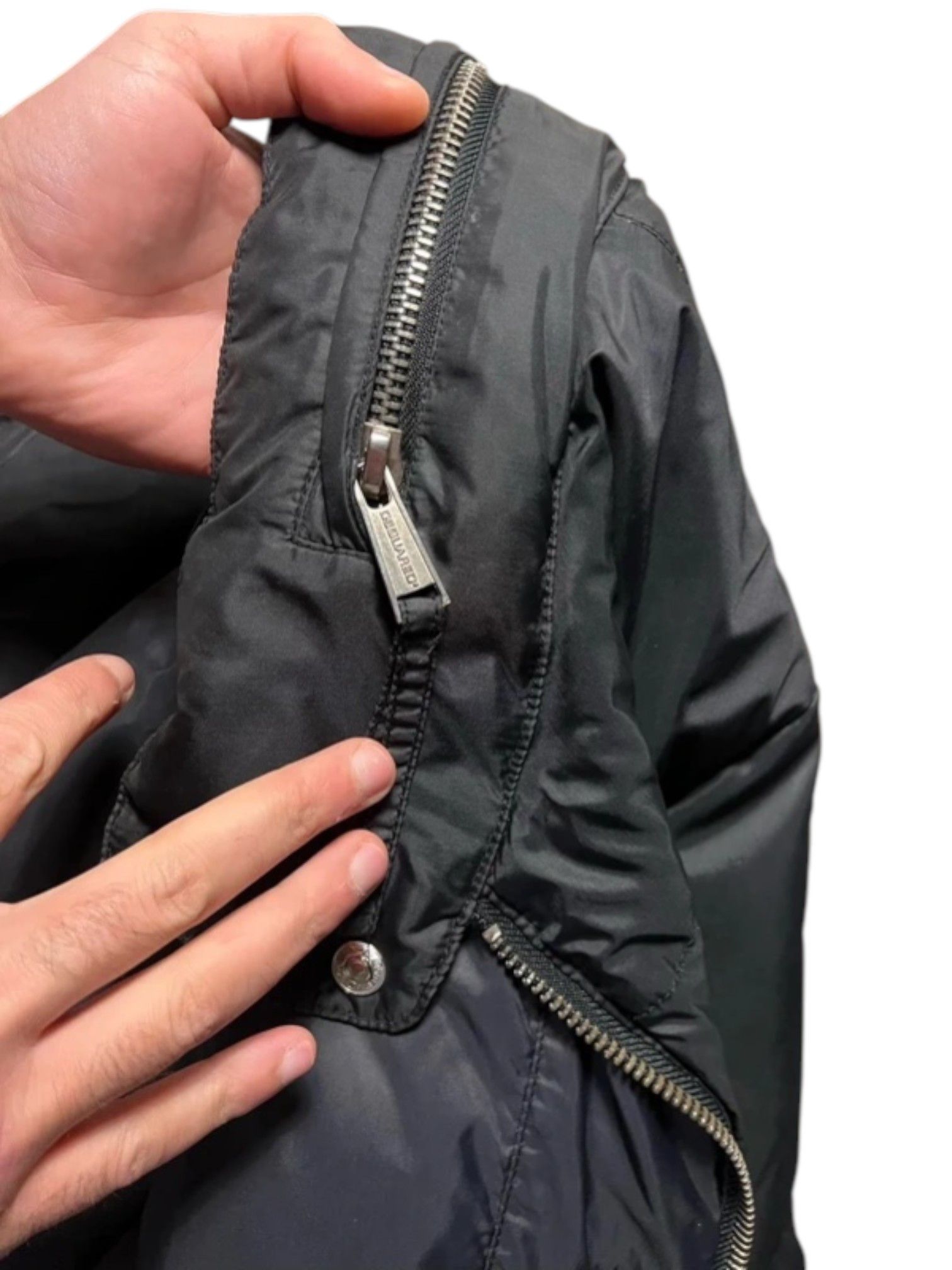 Dsquared2 Dsquared² "Home of the Rockies" Puffer Jacket w Hidden Hood Size US L / EU 52-54 / 3 - 3 Thumbnail