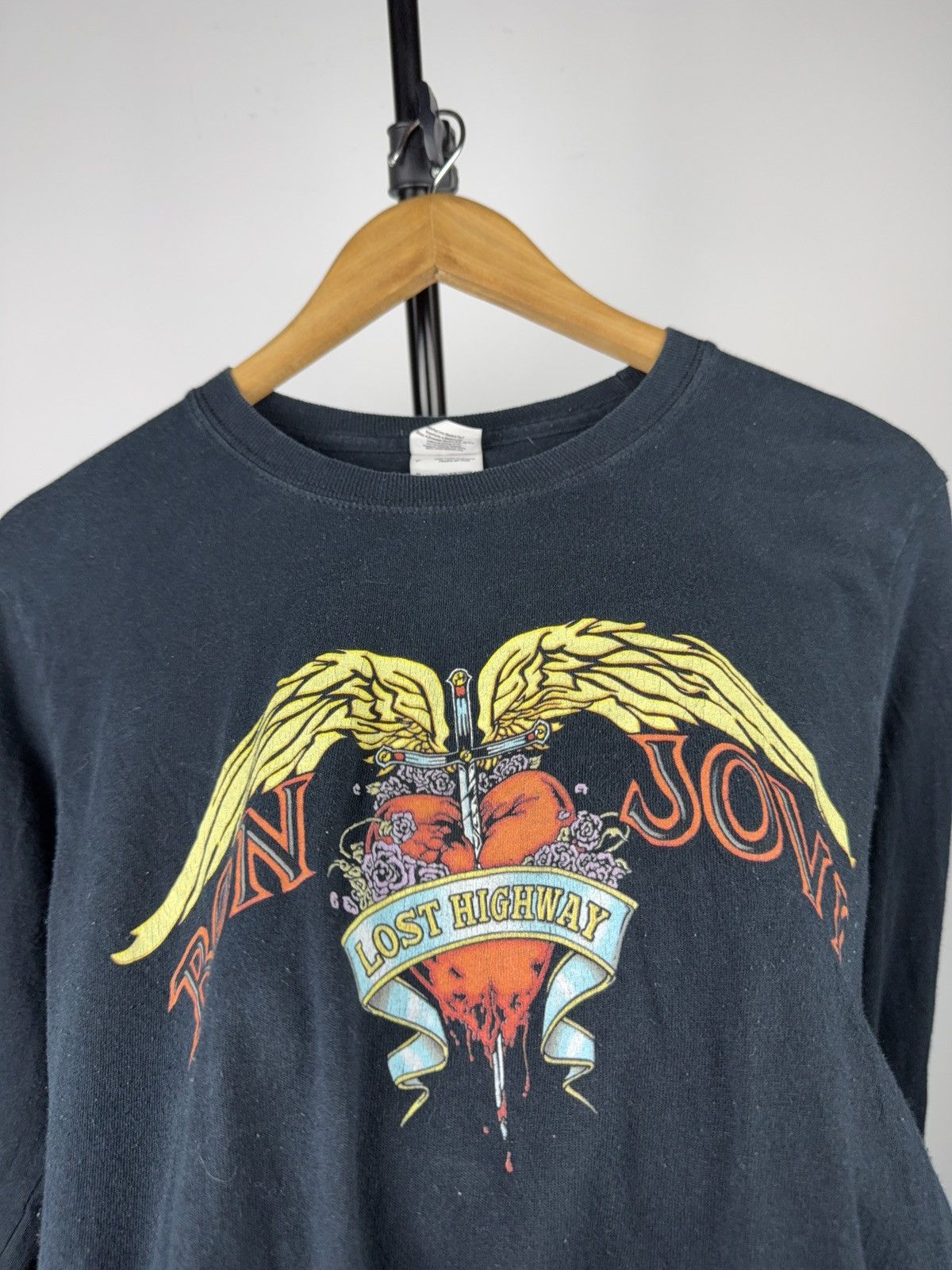 Bon Jovi Vintage 00s Bon Jovi Lost Highway Tour 2008 Long Sleeve S Size US S / EU 44-46 / 1 - 2 Thumbnail