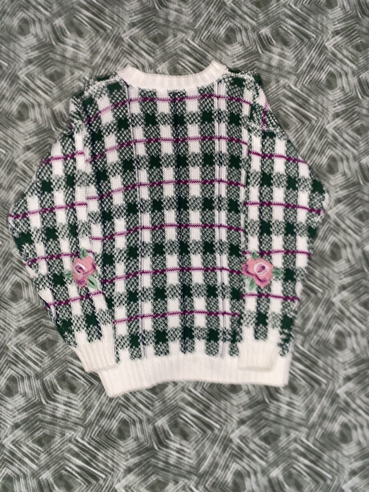 Other Vintage Floral Sweater Size US M / EU 48-50 / 2 - 2 Thumbnail