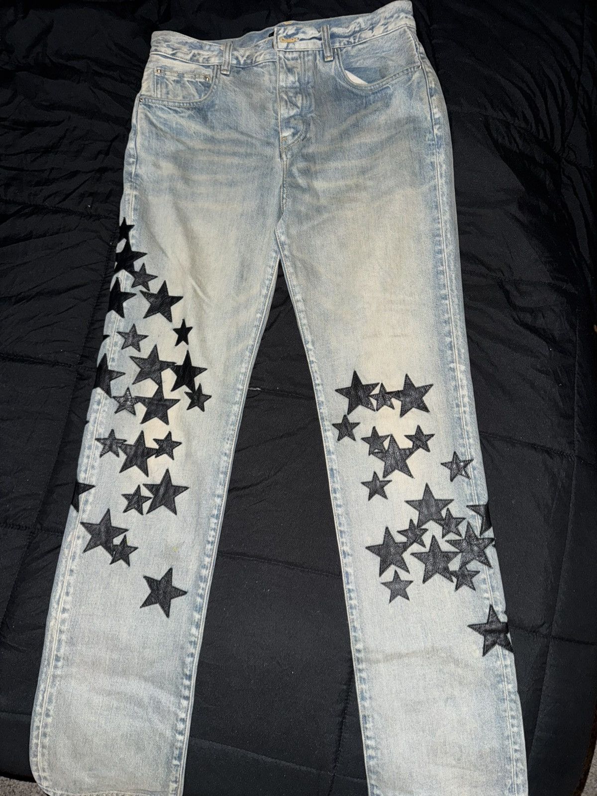 Amiri Amiri indigo star jeans Size US 29 - 1 Thumbnail