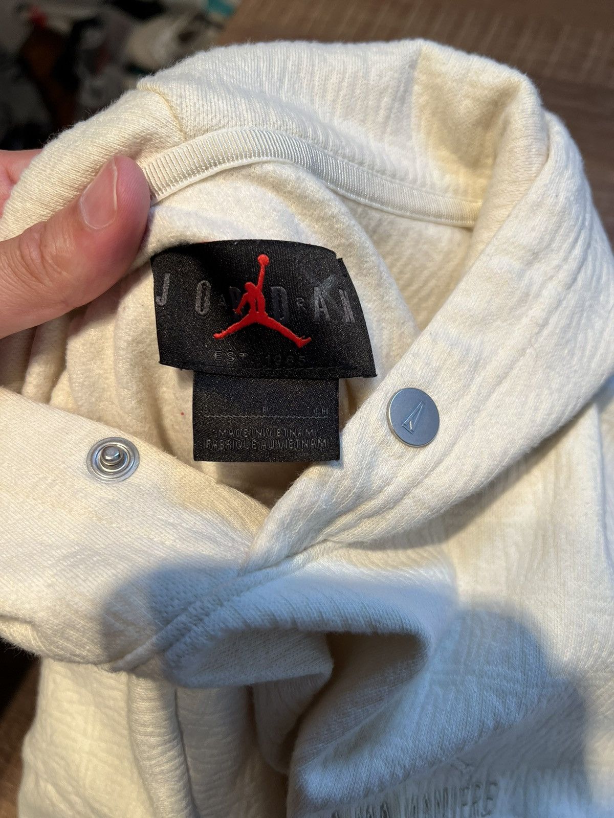 Jordan Brand Jordan x A MA MANIERE Jacqaurd Hoodie Mens Size Small RARE Size US S / EU 44-46 / 1 - 7 Thumbnail