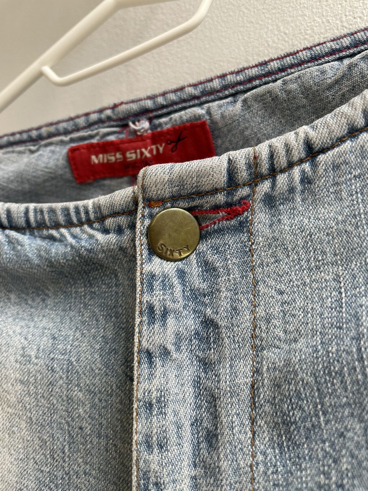 Miss Sixty Vintage Miss Sixty Rare Y2K Floral Print Skinny Denim Jeans Size 28" / US 6 / IT 42 - 5 Thumbnail