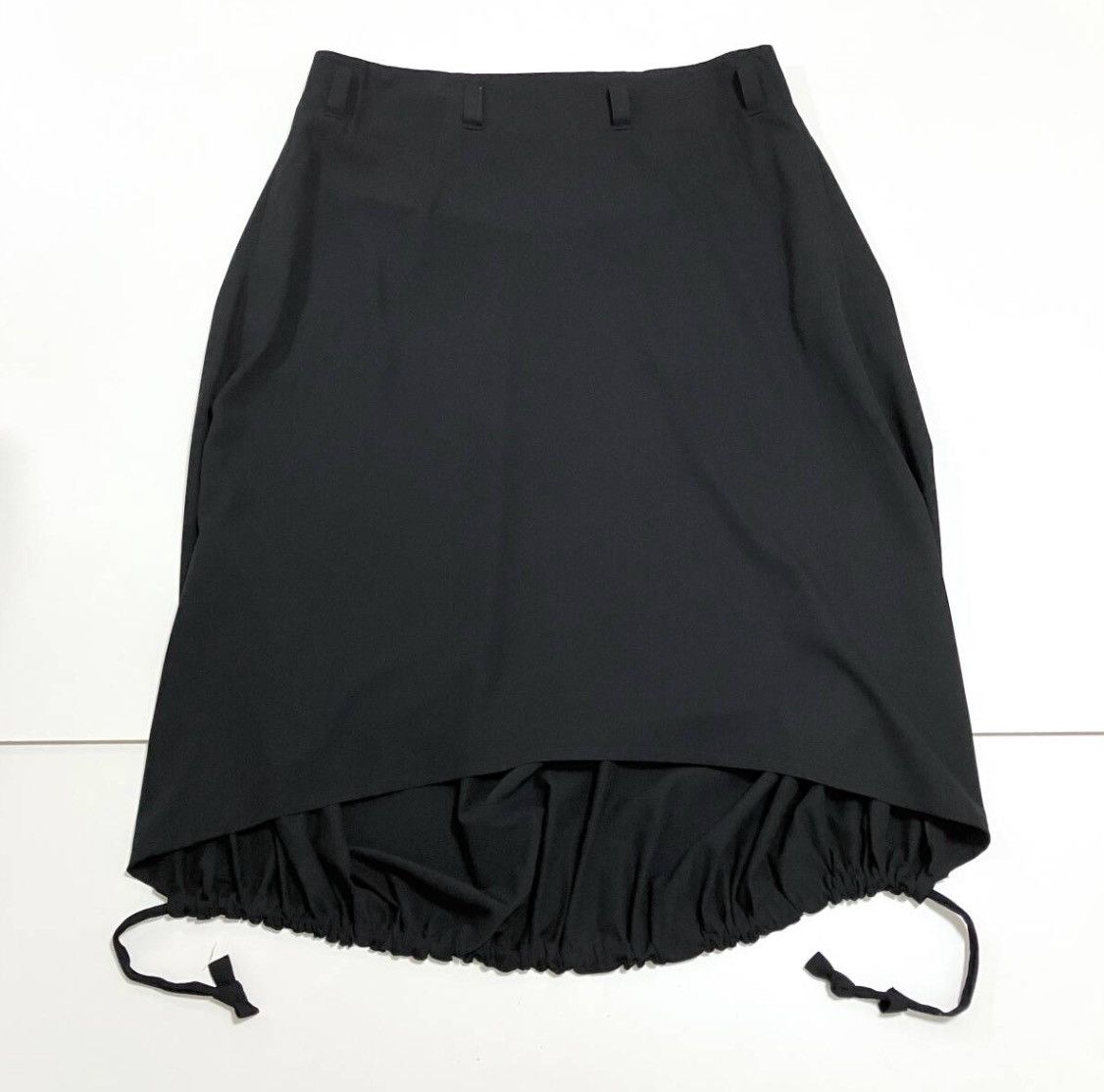 Yohji Yamamoto Y's Yohji Yamamoto W/Gabardine Asymmetry Balloons Wide Skirt Size 28" / US 6 / IT 42 - 6 Thumbnail