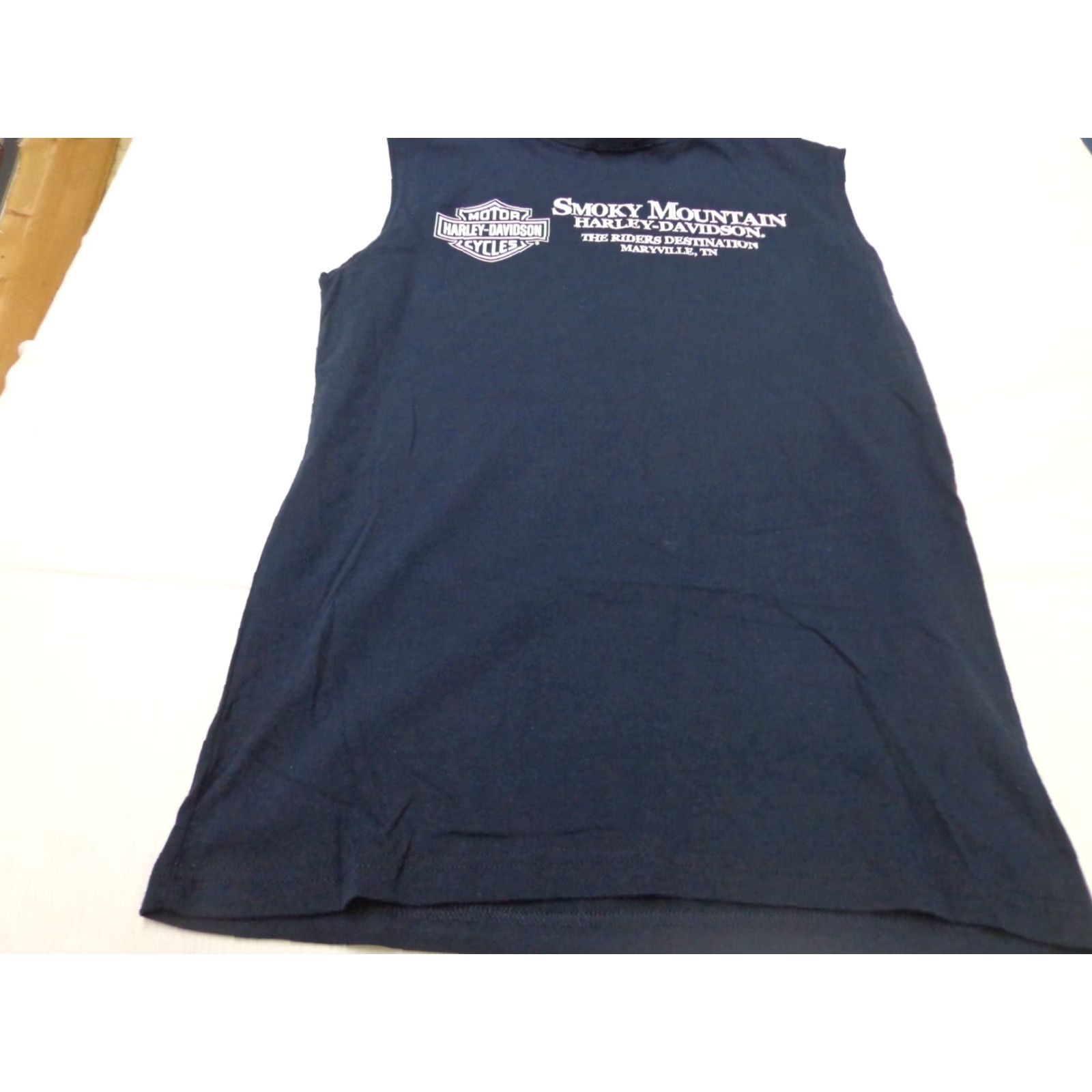 Harley Davidson Harley Davidson Tank Top Smoky Mountains Blue Sleeveless Shirt Small Mens Size US S / EU 44-46 / 1 - 8 Thumbnail