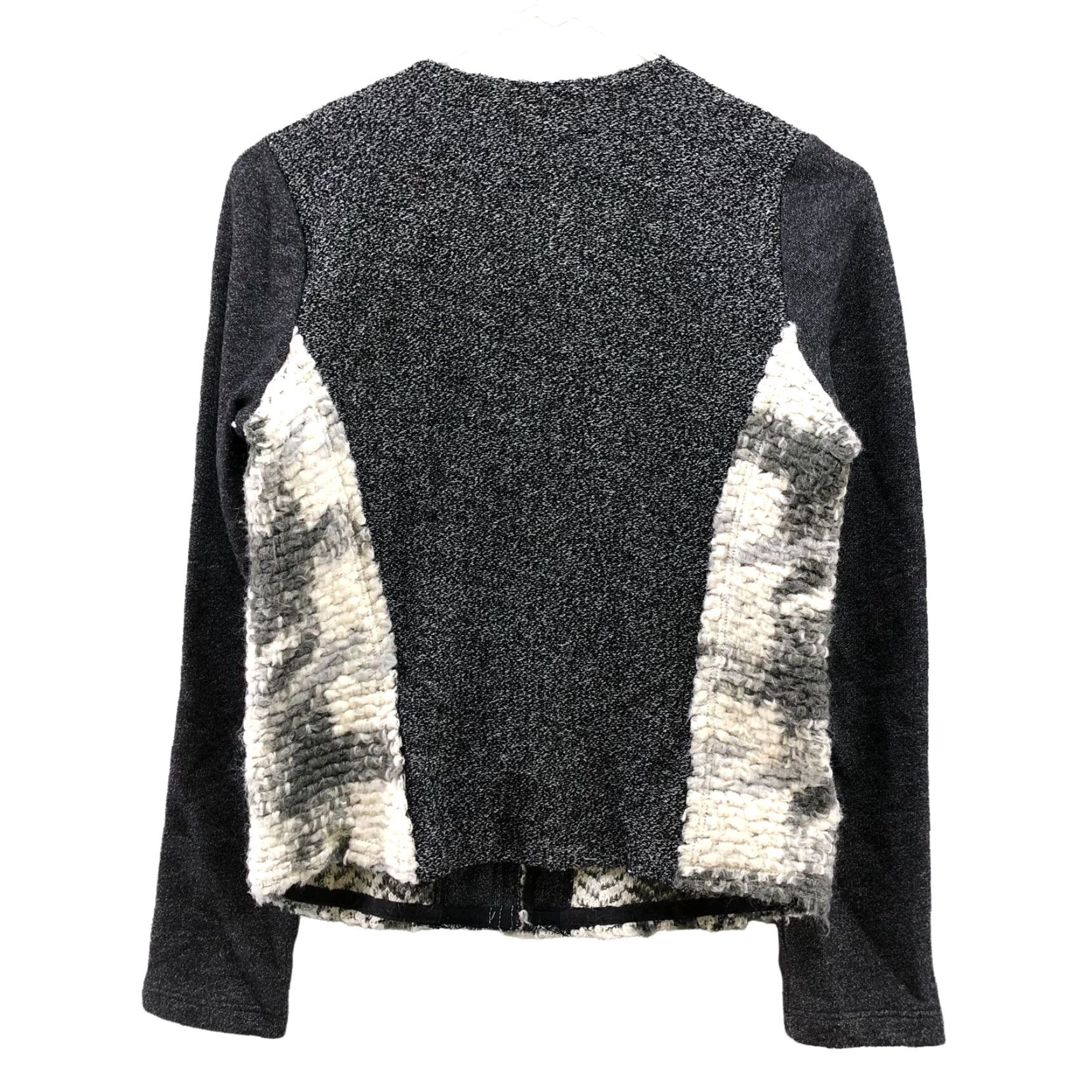 Anthropologie Anthropologie Dolan Tweed Jacket Womens S Zip Up Gray Plaid Wool Blend Modern Wool Mohair Lining Wool Outer Shell Casual Workwear Fall Winter Shirts? Size S / US 4 / IT 40 - 2 Thumbnail