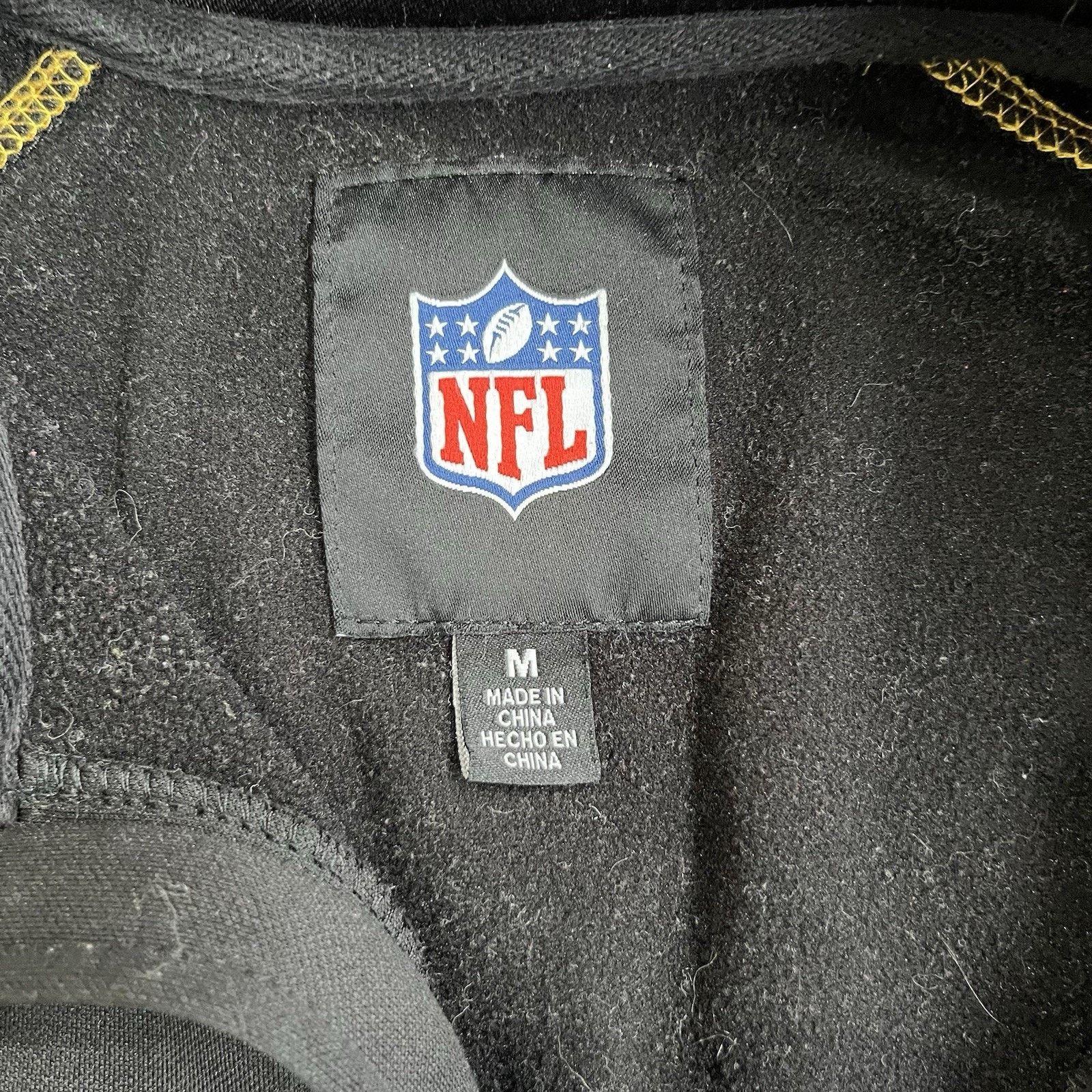NFL Pittsburgh Steelers Pullover Men M Black 1/4 Zip Fleece NFL Size US M / EU 48-50 / 2 - 4 Thumbnail