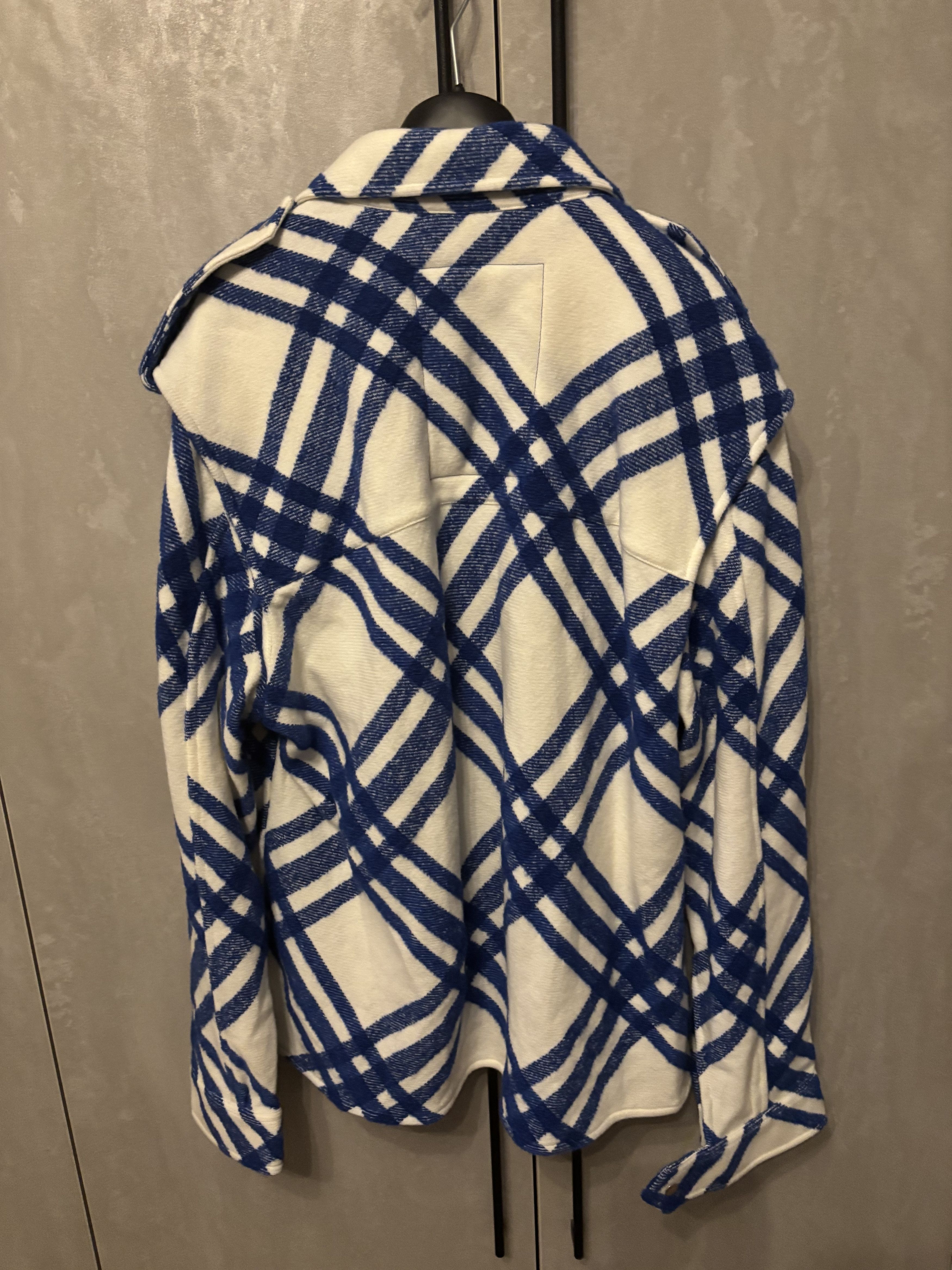 Burberry Burberry Salt IP Check Wool Alpaca Shacket (8078865) – FW23 Size US M / EU 48-50 / 2 - 2 Thumbnail