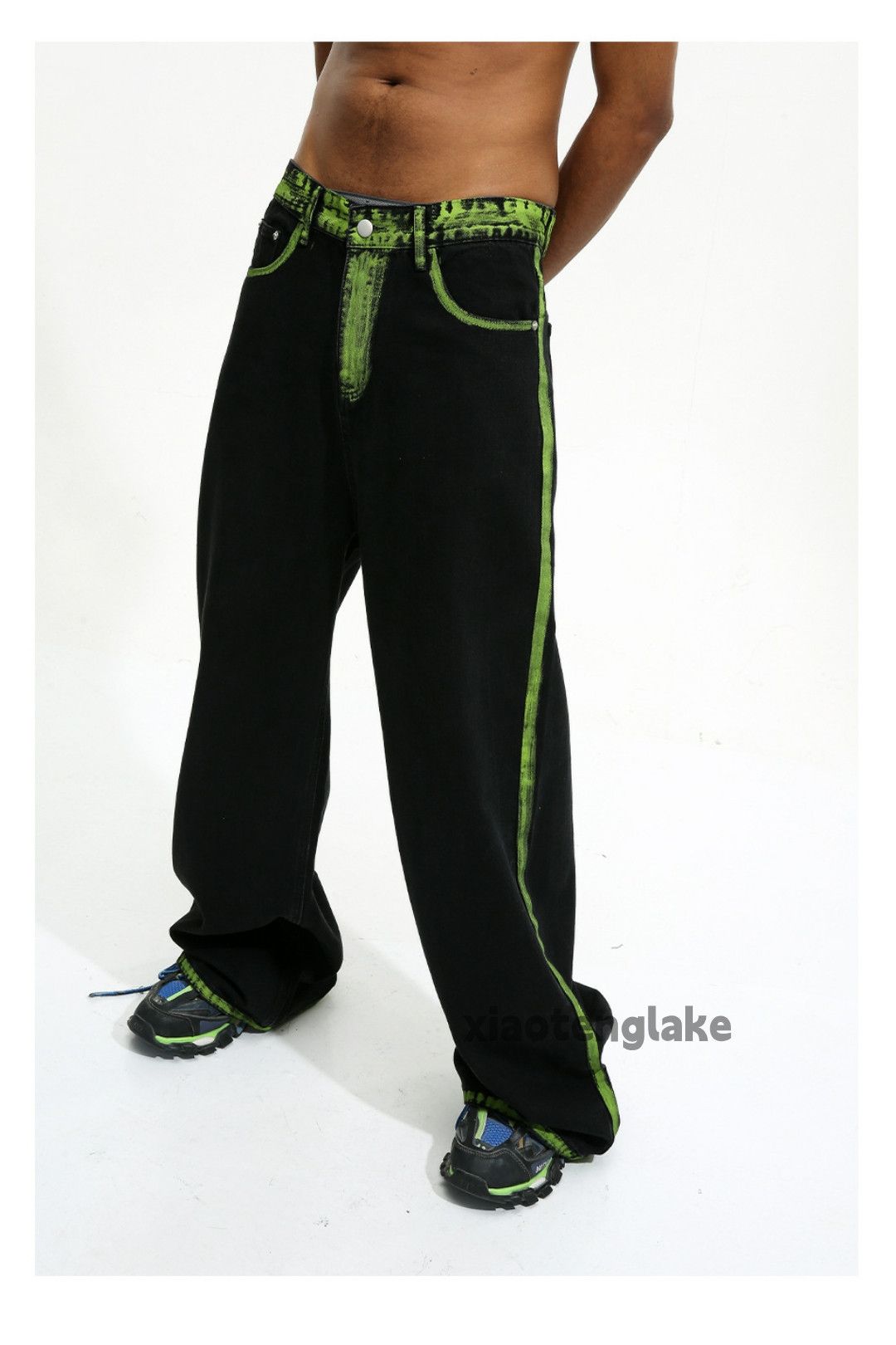 Designer × Japanese Brand × Vintage urban utility skate hiphop loose baggy flared pants Size US 32 / EU 48 - 9 Thumbnail