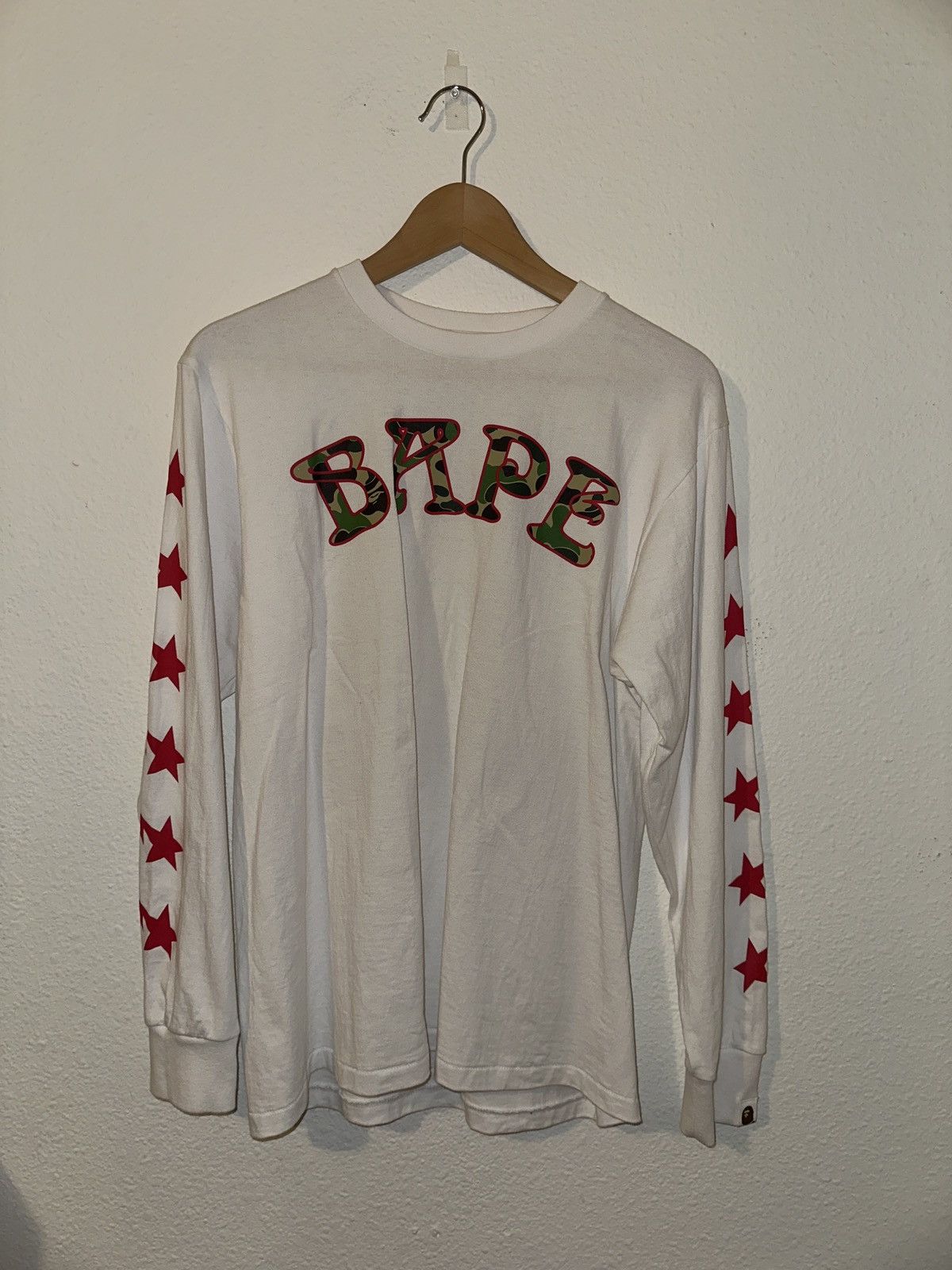 Bape ABC Camo Bape 88 L/S Tee Size US M / EU 48-50 / 2 - 1 Thumbnail