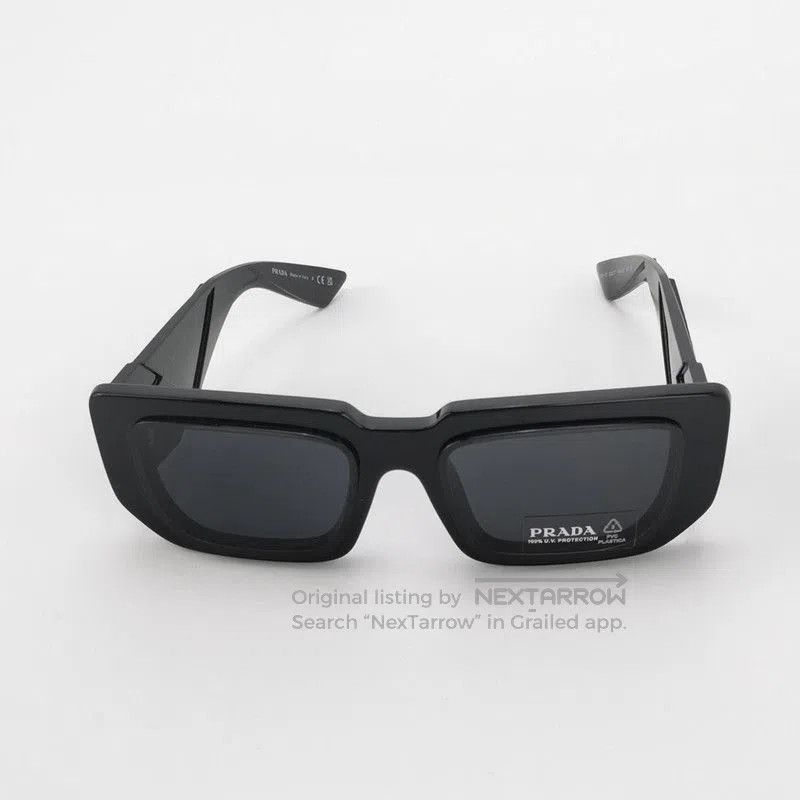 Prada Prada Full Frame Triangle Logo Sunglasses. Size ONE SIZE - 2 Thumbnail