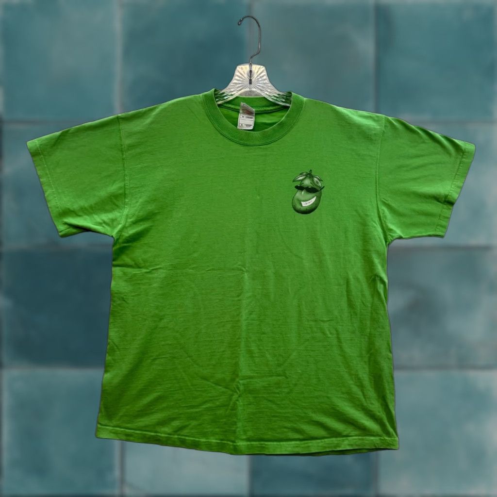 Fruit Of The Loom VINTAGE T-Shirt XL Mens Green Graphic Paw Paw Daze Swapmeet Lofteez Short Sleeve Size US XL / EU 56 / 4 - 1 Thumbnail