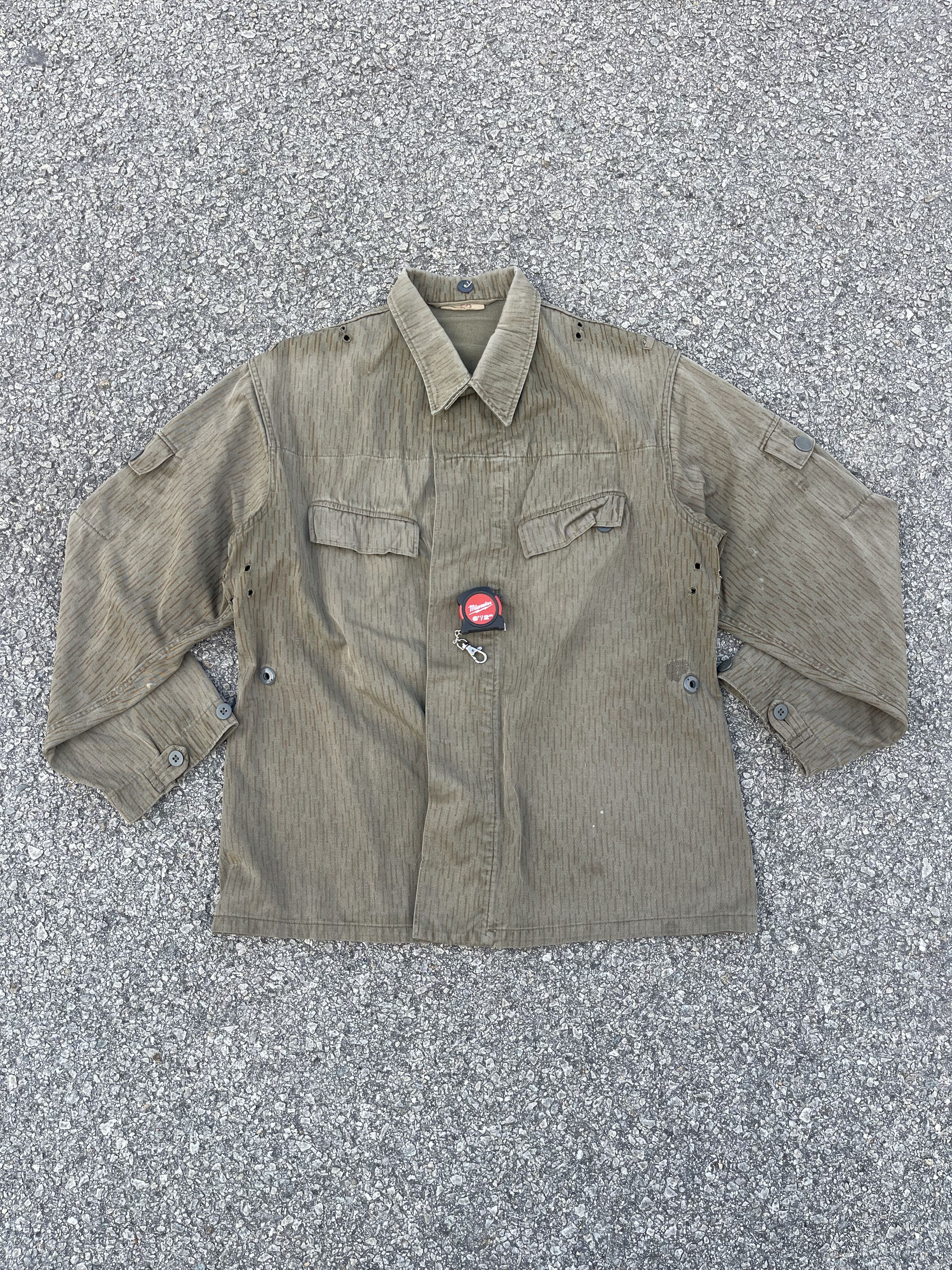 Vintage Vintage 60s East Germany Camouflage Rain Drop Jacket Size US L / EU 52-54 / 3 - 7 Thumbnail
