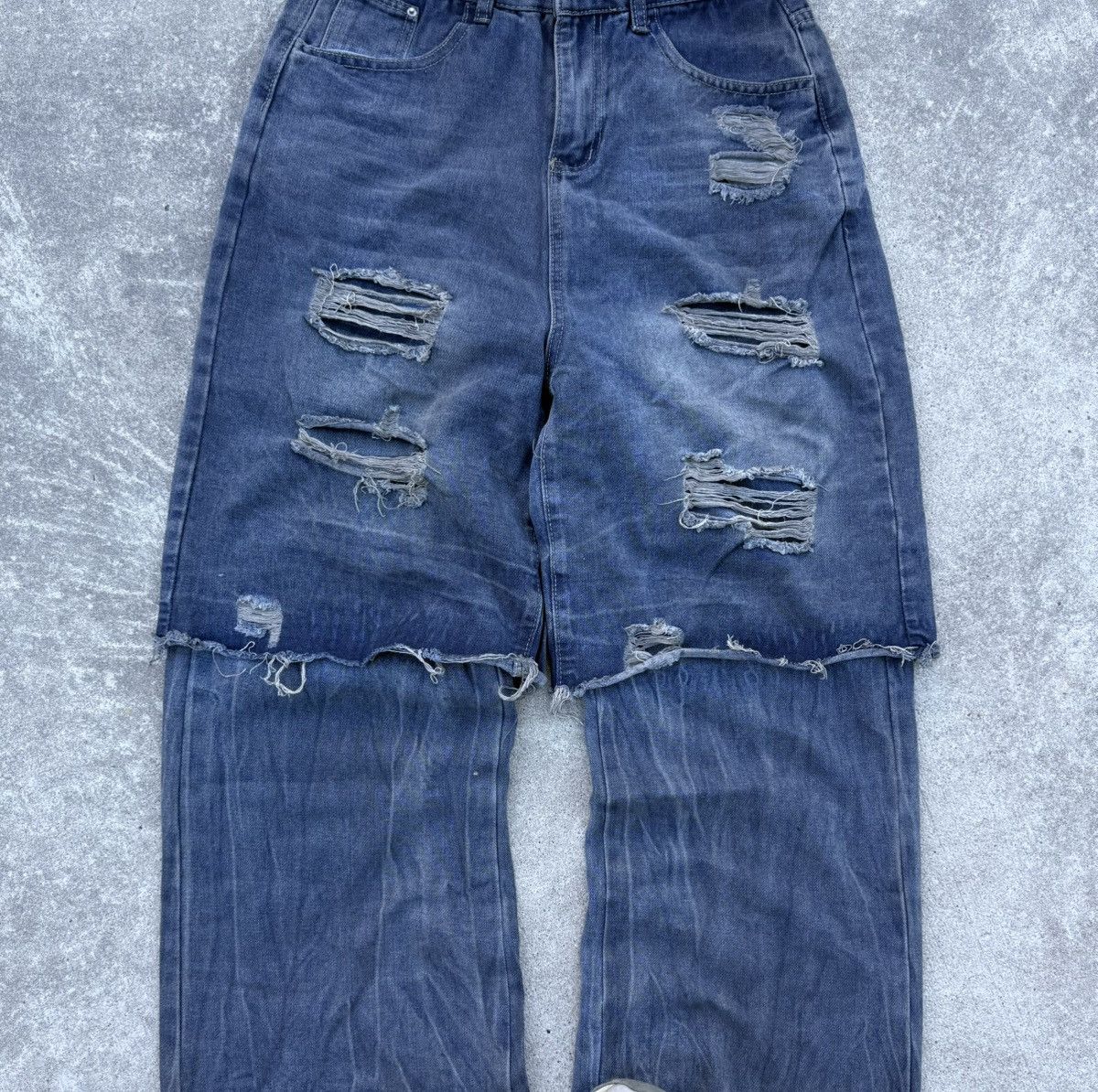 Other Vintage Y2K avantgarde streetwear opium wide swag jeans Size US 34 / EU 50 - 4 Thumbnail