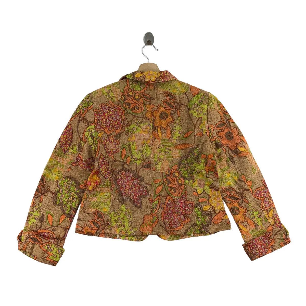 Vintage Vintage 90’ SWIN SWING Floral Fauna Paisley Cupra Jacket Coa Size S / US 4 / IT 40 - 4 Thumbnail
