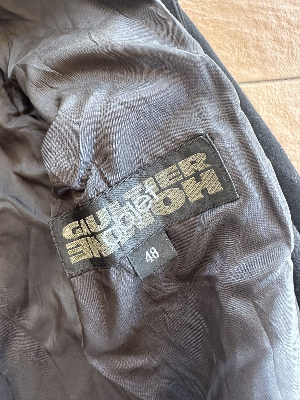 Jean Paul Gaultier × Vintage Jean Paul Gaultier Objet Wool Coat Size US M / EU 48-50 / 2 - 7 Thumbnail