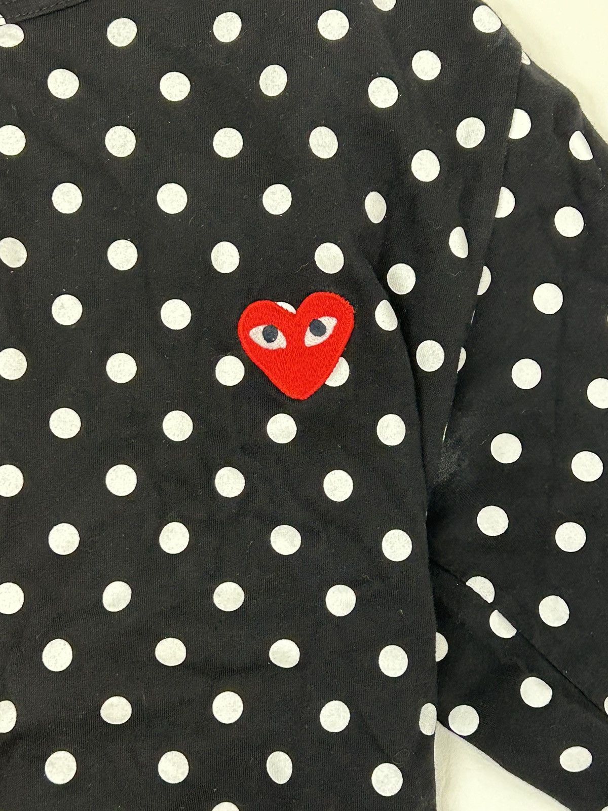 Comme des Garcons × Designer COMME des GARCONS PLAY Black Polka Dot Long sleeve Size US S / EU 44-46 / 1 - 3 Thumbnail