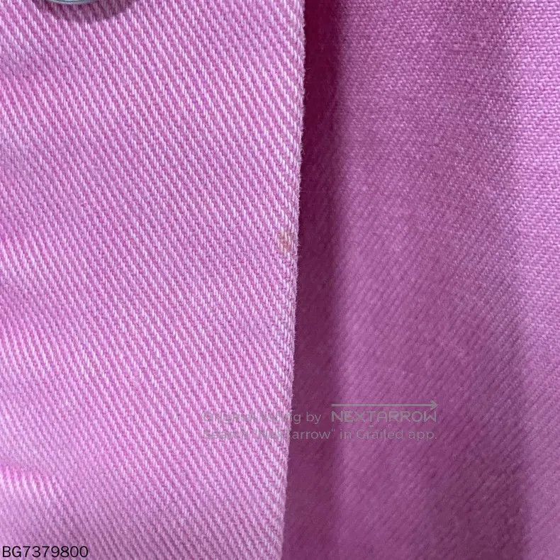 Balenciaga Balenciaga Pink washed denim jacket Size US M / EU 48-50 / 2 - 4 Thumbnail