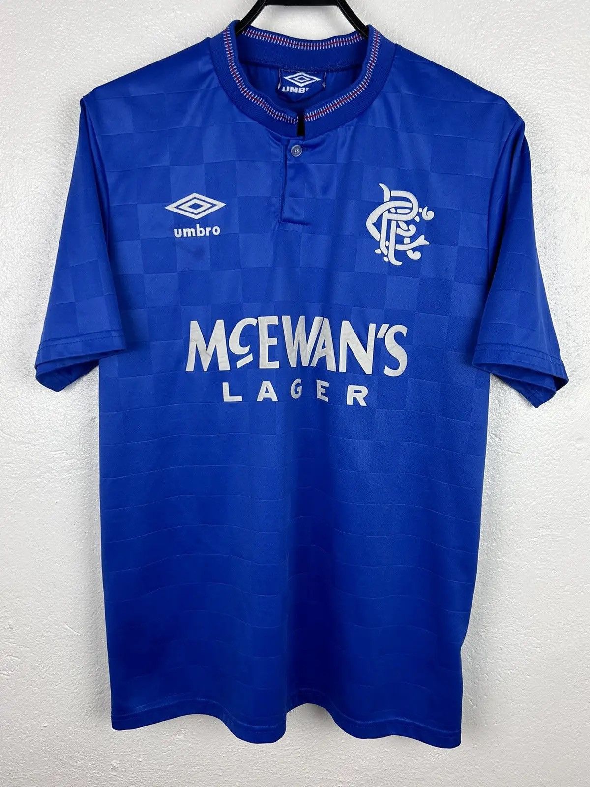 Vintage Vintage Glasgow Rangers 1987/88/89 Replica #11 Home Jersey Size US L / EU 52-54 / 3 - 3 Thumbnail