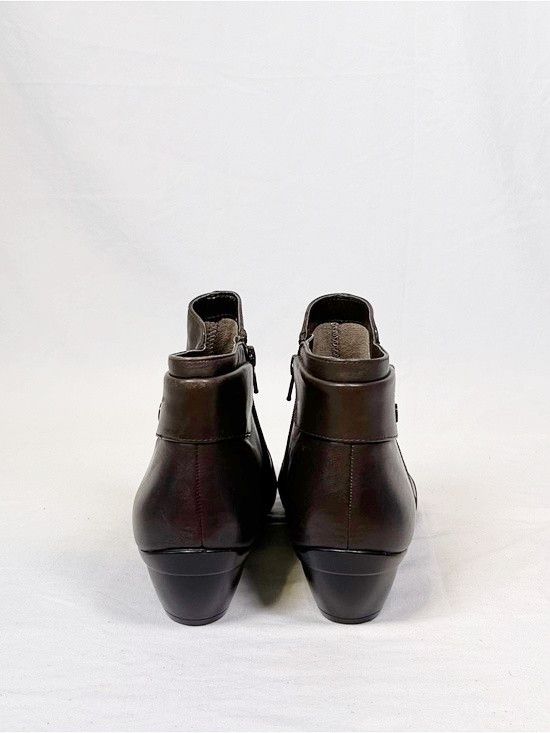 Naturalizer Naturalizer Womens Haley Brown Genuine Leather Ankle Boots Size US 9 / IT 39 - 5 Thumbnail