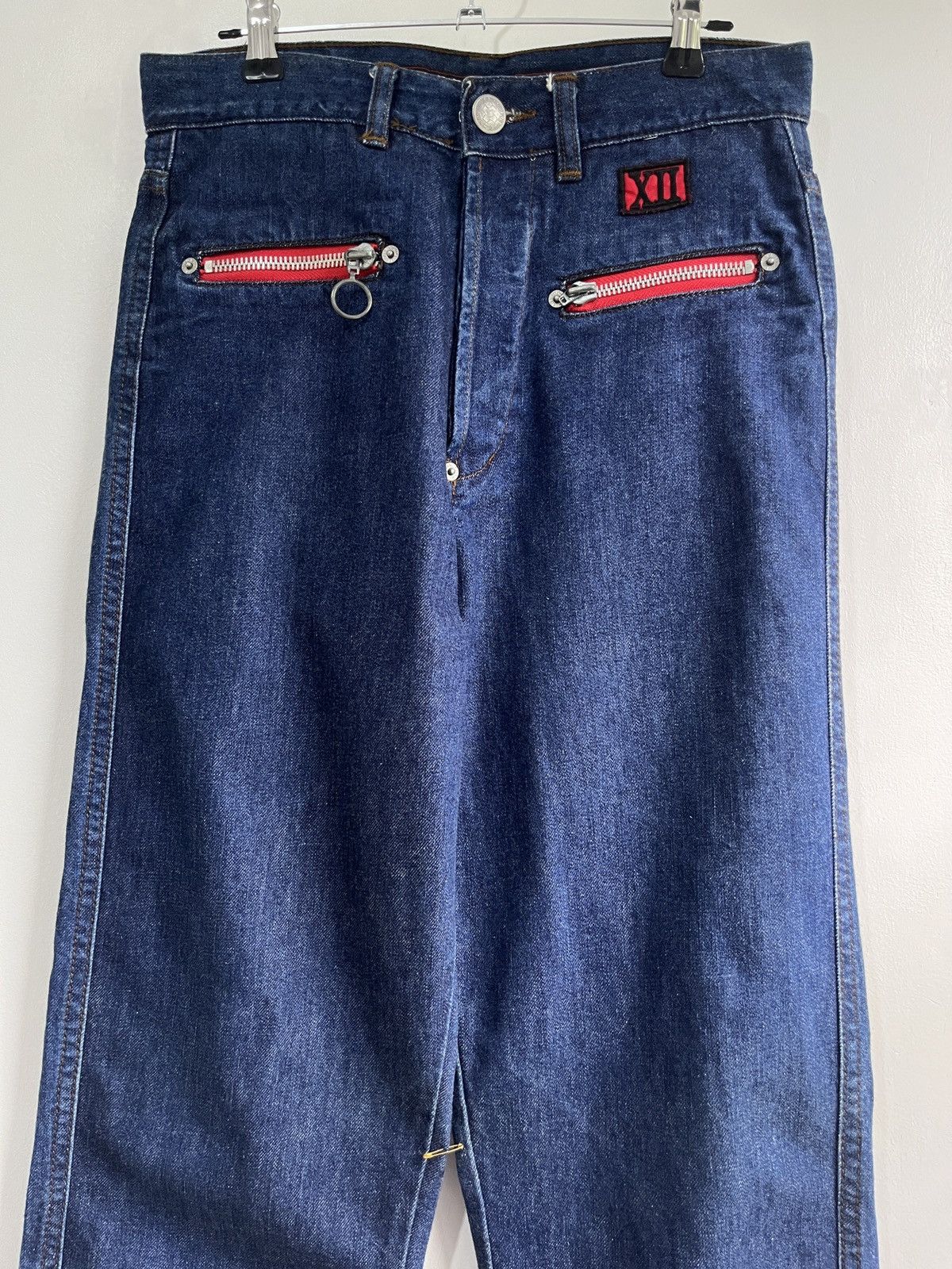 Jean Paul Gaultier Archive Zip Detail Denim Pants Size 27" / US 4 / IT 40 - 3 Thumbnail