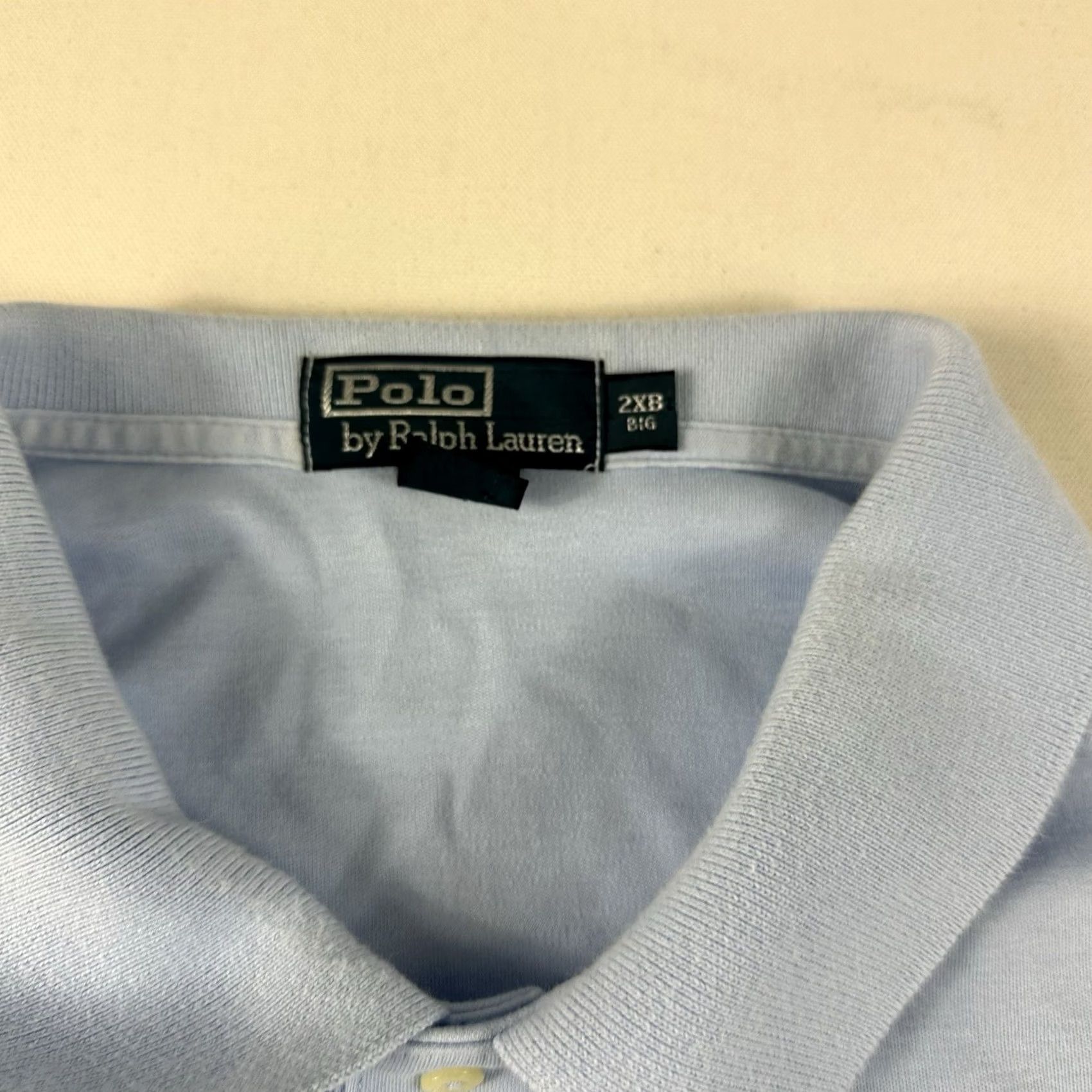 Polo Ralph Lauren Polo Ralph Lauren Polo Shirt Mens 2XB Blue Short Sleeve Casual Golf Big & Tall Size US XXL / EU 58 / 5 - 6 Thumbnail