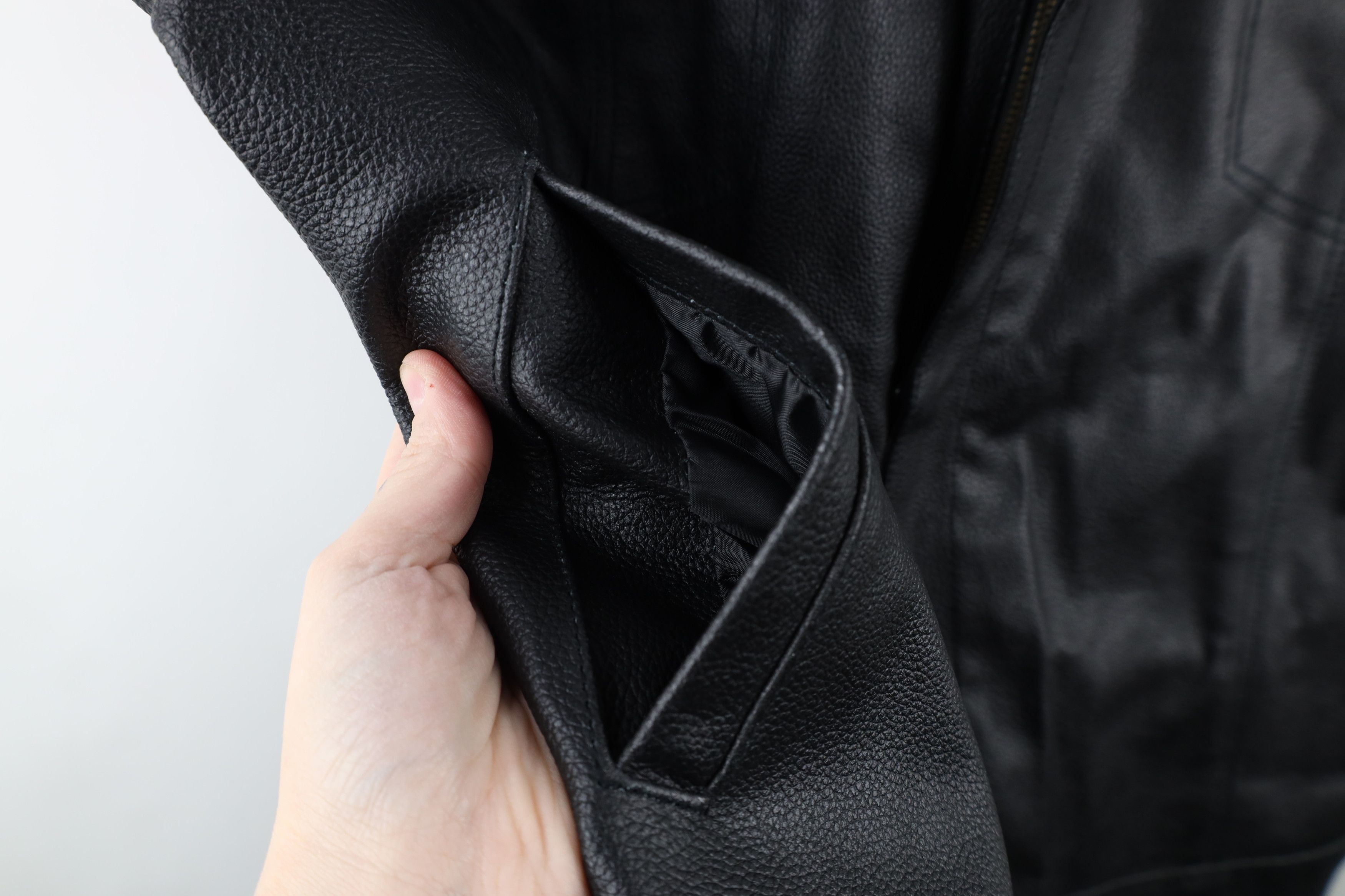 Vintage Vintage 90s Streetwear Full Zip Motorcycle Vest Jacket Size US XXL / EU 58 / 5 - 6 Thumbnail