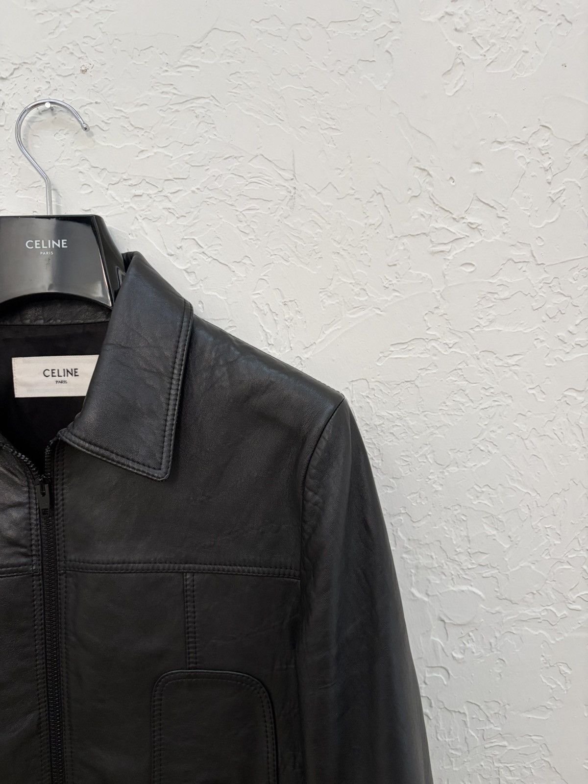 Celine Rare — Celine SS25 Leather Jacket worn by Hedi Size US M / EU 48-50 / 2 - 6 Thumbnail