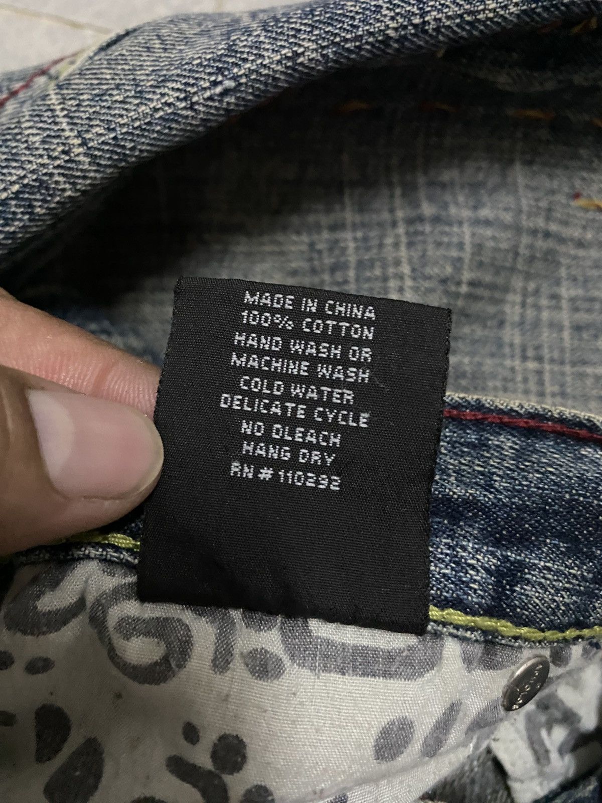 Japanese Brand × Vintage Vintage Miskeen Wideleg Denim Jeans Size US 38 / EU 54 - 10 Thumbnail