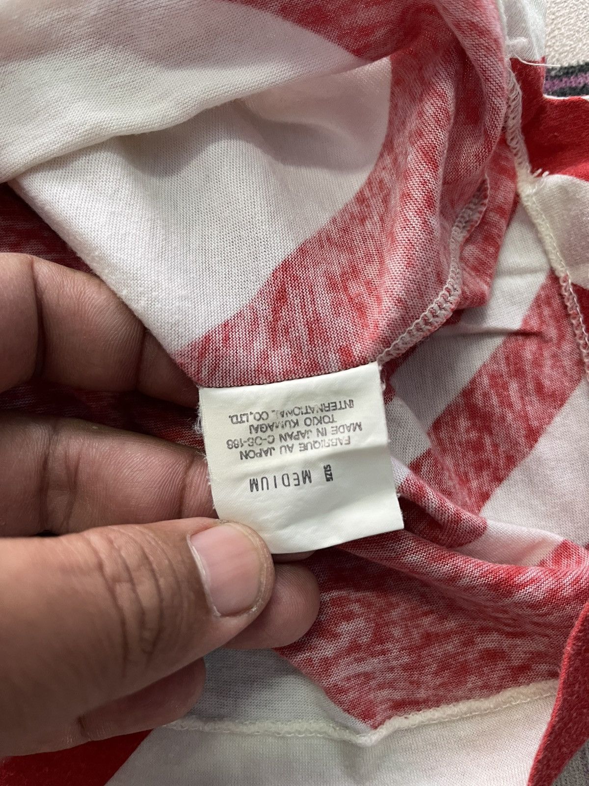 Tokio Kumagai VTG TOKIO KUMAGAI RED AND WHITE CANDY CANE STRIPED VERY RARE Size US M / EU 48-50 / 2 - 8 Thumbnail
