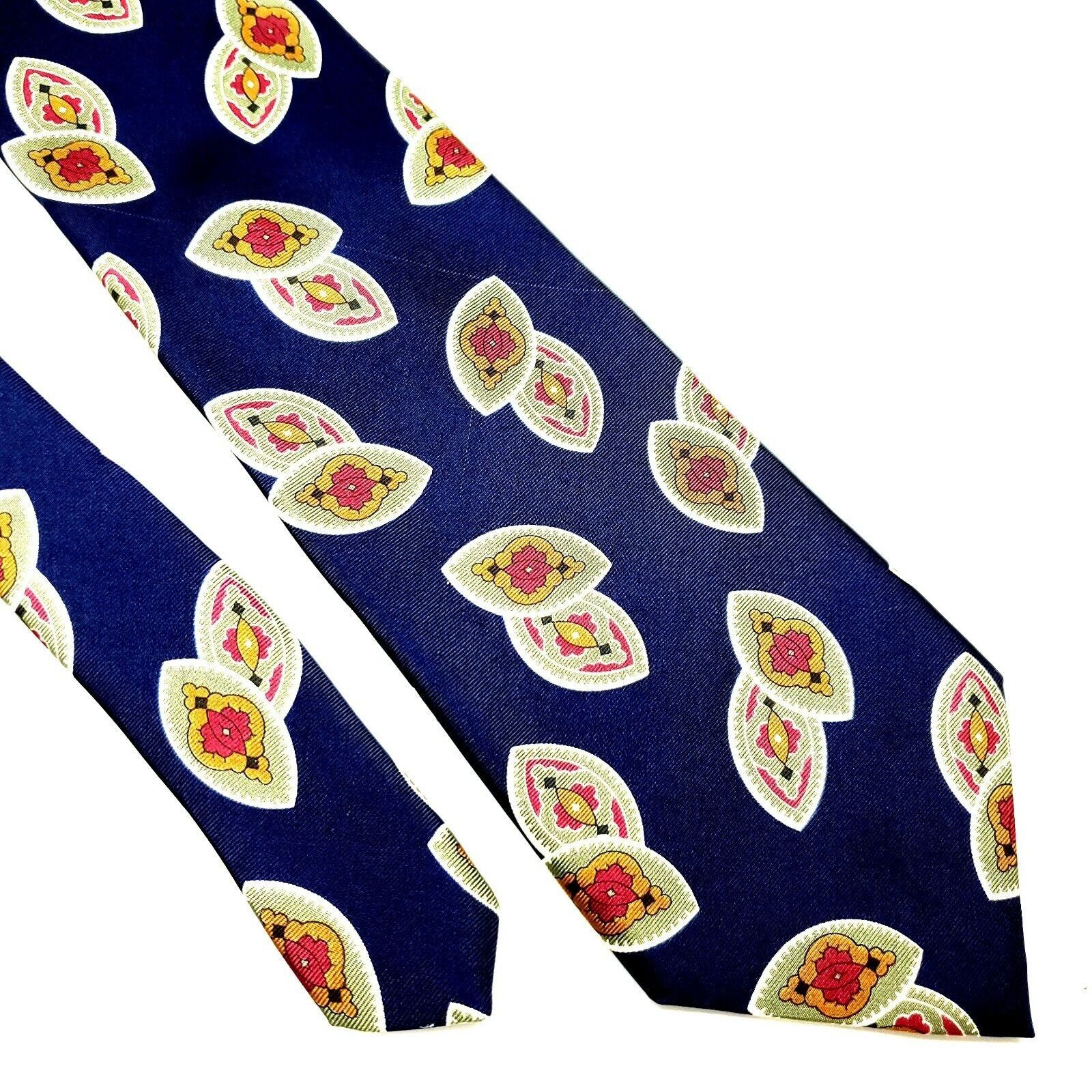 Christian Dior Monsieur Christian Dior Monsieur Silk Tie Print Blue Italy Classic Size ONE SIZE - 1 Thumbnail