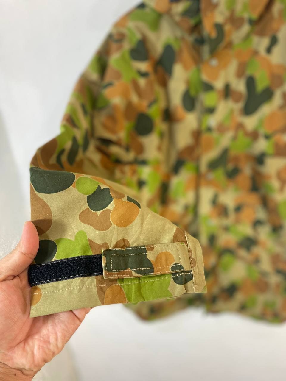 Vintage camo frogskin waterproof long jacket nice design Size US M / EU 48-50 / 2 - 4 Thumbnail