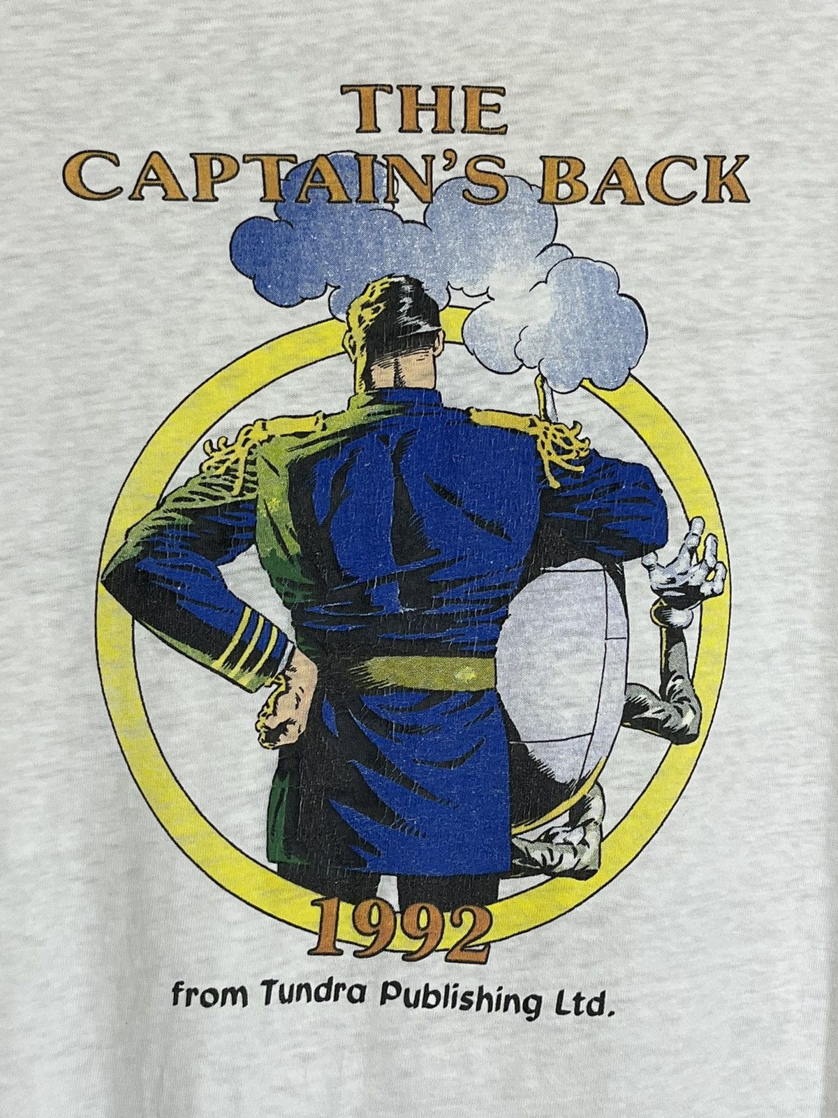Vintage VINTAGE 90s CAPTAIN STERNN by BERNIE WRIGHTSON 1992 T SHIRT Size US L / EU 52-54 / 3 - 4 Thumbnail