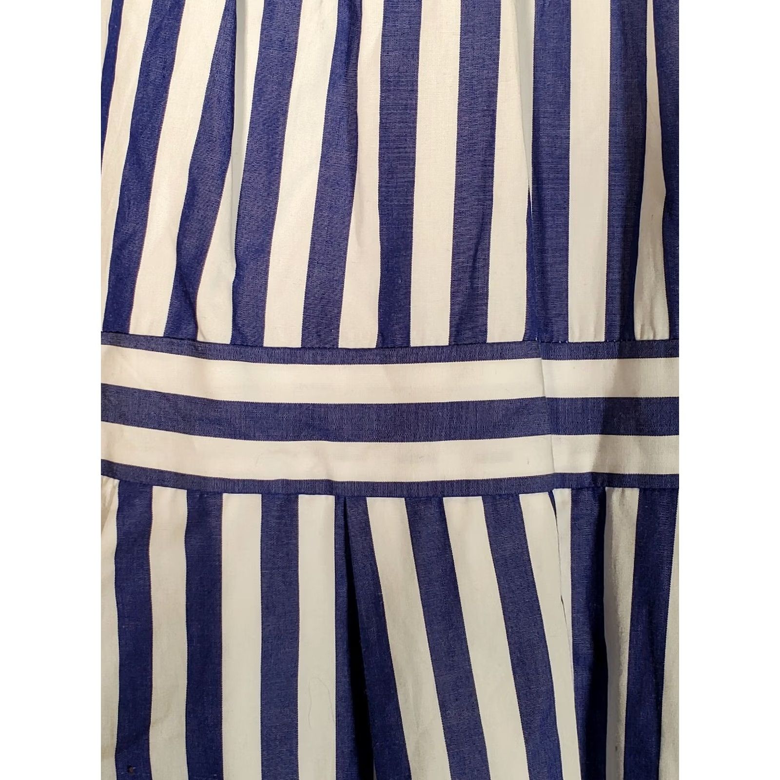 J.Crew J. Crew Blue White Striped Halter Jumpsuit H7371 Women's Size 00 NWT Size 24" / US 00 / IT 34 - 5 Thumbnail