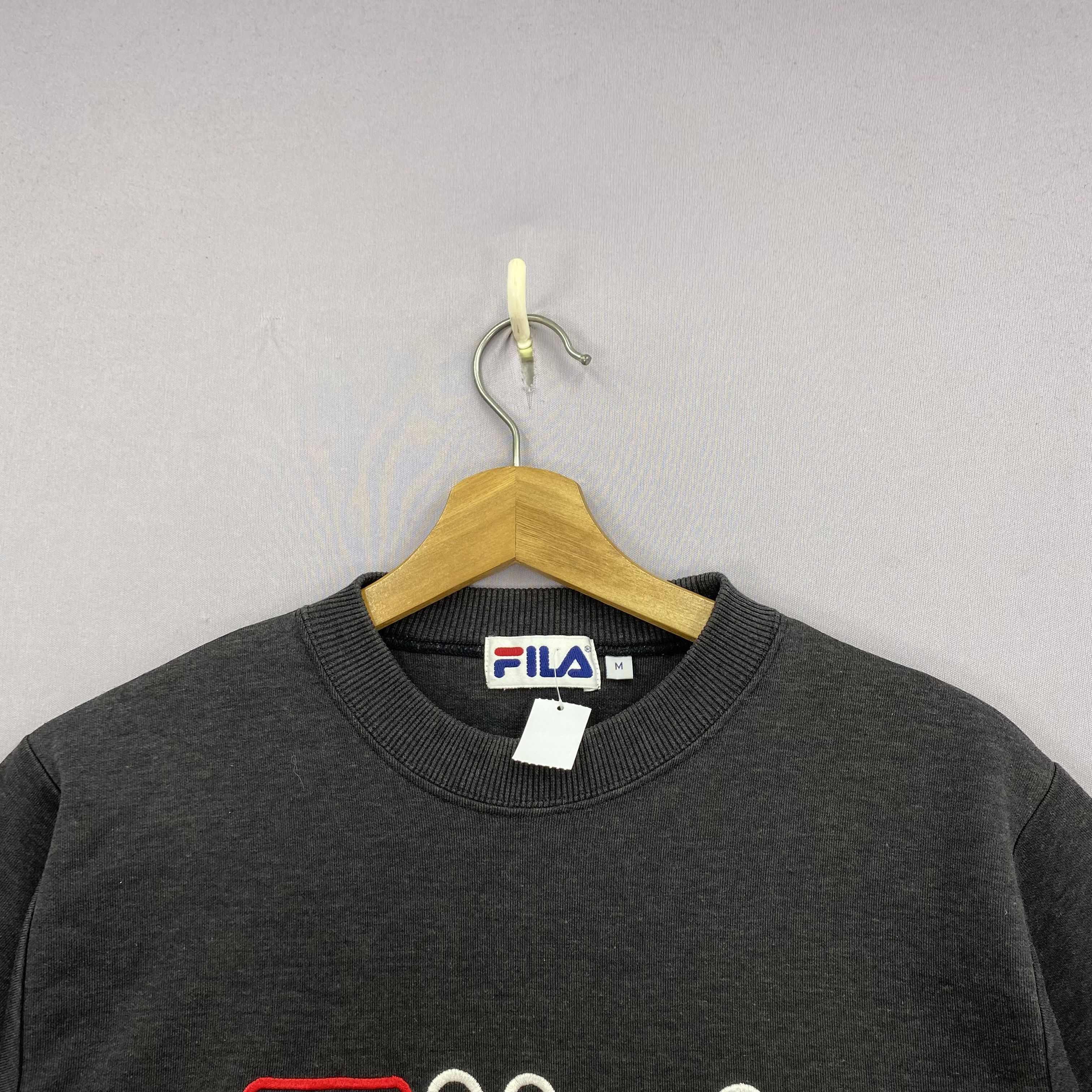 Fila Vintage 90s Fila Sweater Spellout Sweatshirt Jumper Size US M / EU 48-50 / 2 - 6 Thumbnail