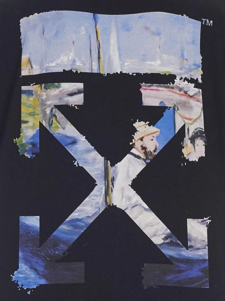 Off-White o1gr1nt0325 Colored Arrows S/S Over T-Shirt in Black Size US XS / EU 42 / 0 - 4 Thumbnail