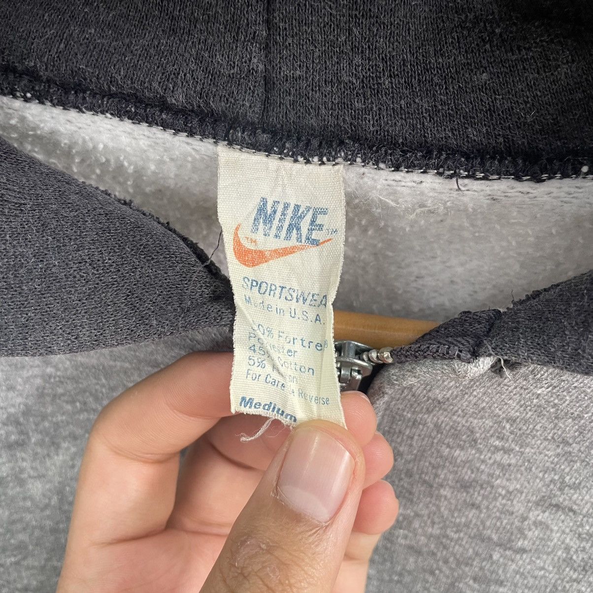 Nike Vintage 70s nike block hoodie zipper Size US M / EU 48-50 / 2 - 3 Thumbnail