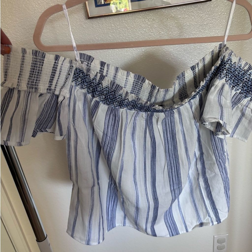 Miss Me Miss me striped off the shoulder top new Size XS / US 0-2 / IT 36-38 - 2 Thumbnail
