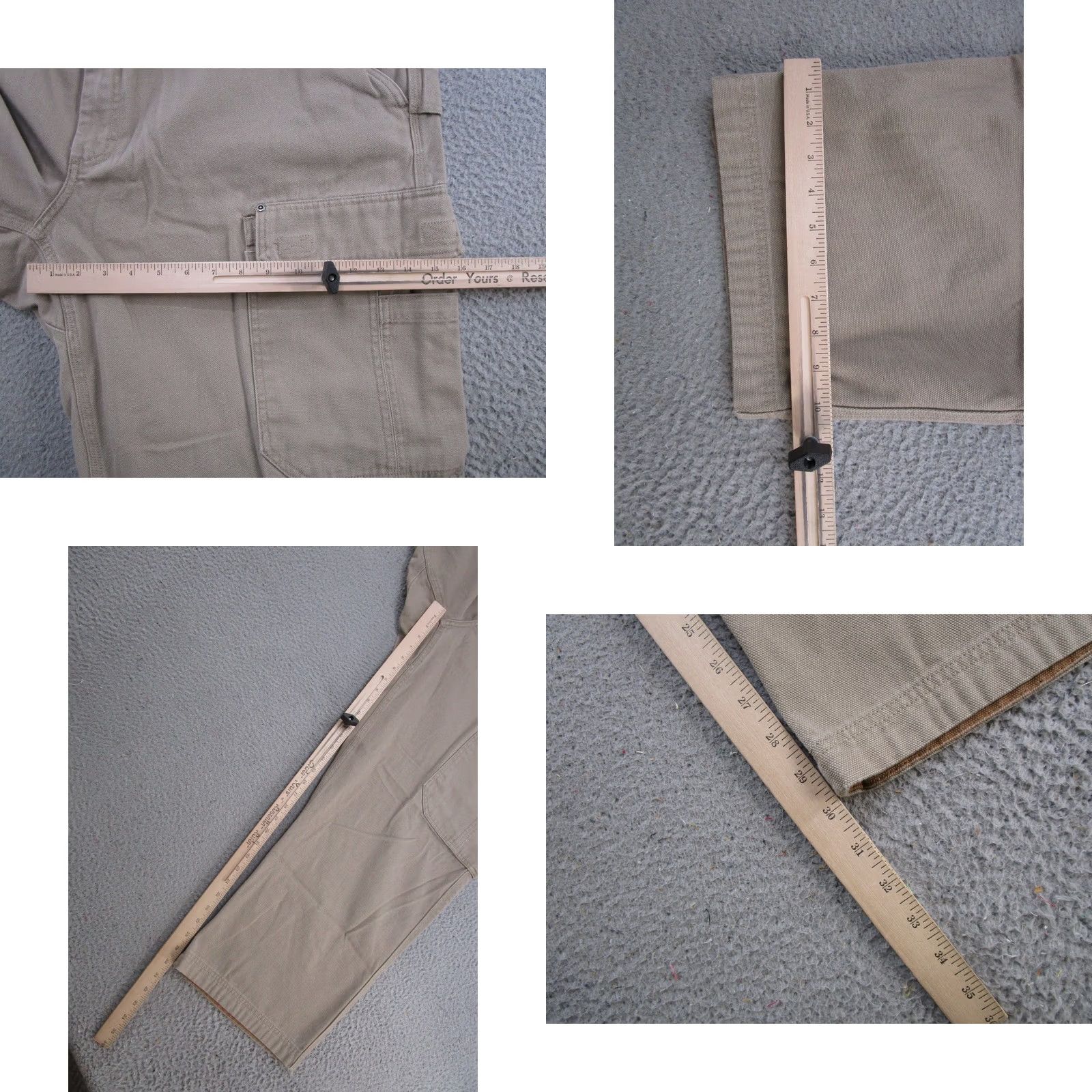 Vintage Duluth Cargo Pants Fire Hose Relaxed Fit Beige Regular 48x30 Men’s Work Pants 48in Straight Rise 10-12in Cotton Canvas Navy Brand Duluth Trading co. Size US 32 / EU 48 - 8 Thumbnail