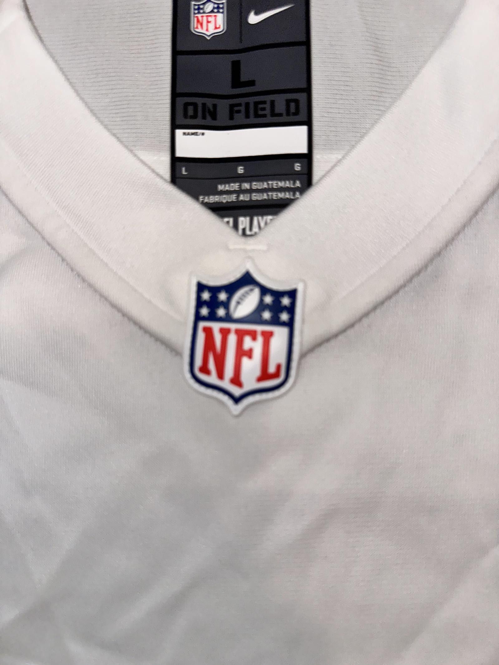 Nike Nike NFL Miami Dolphins Blank Untouchable Elite White Jersey Size US L / EU 52-54 / 3 - 3 Thumbnail