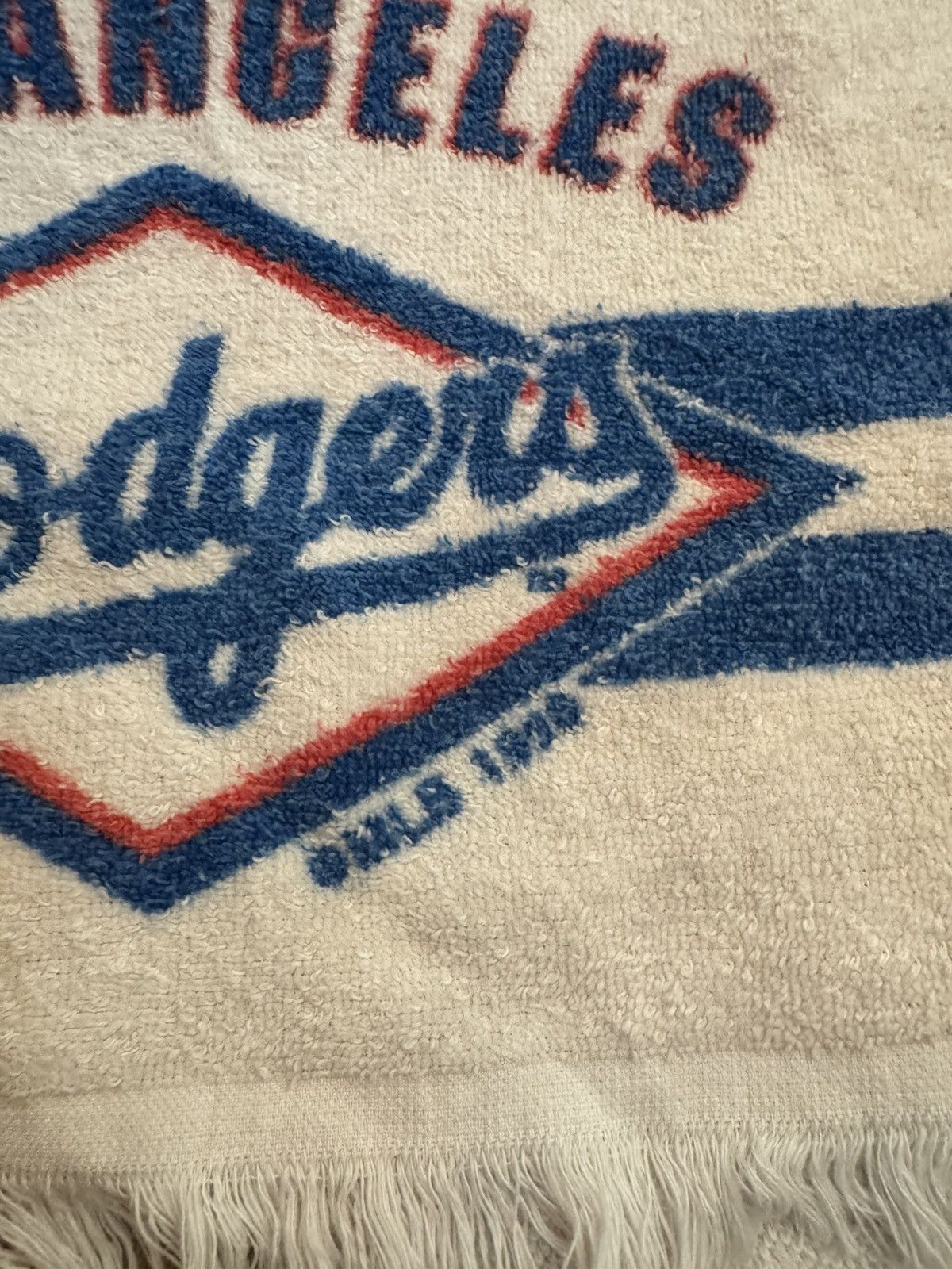 MLB 1985 Vintage Los Angeles Dodgers Fan Sweat Towel Size ONE SIZE - 10 Thumbnail